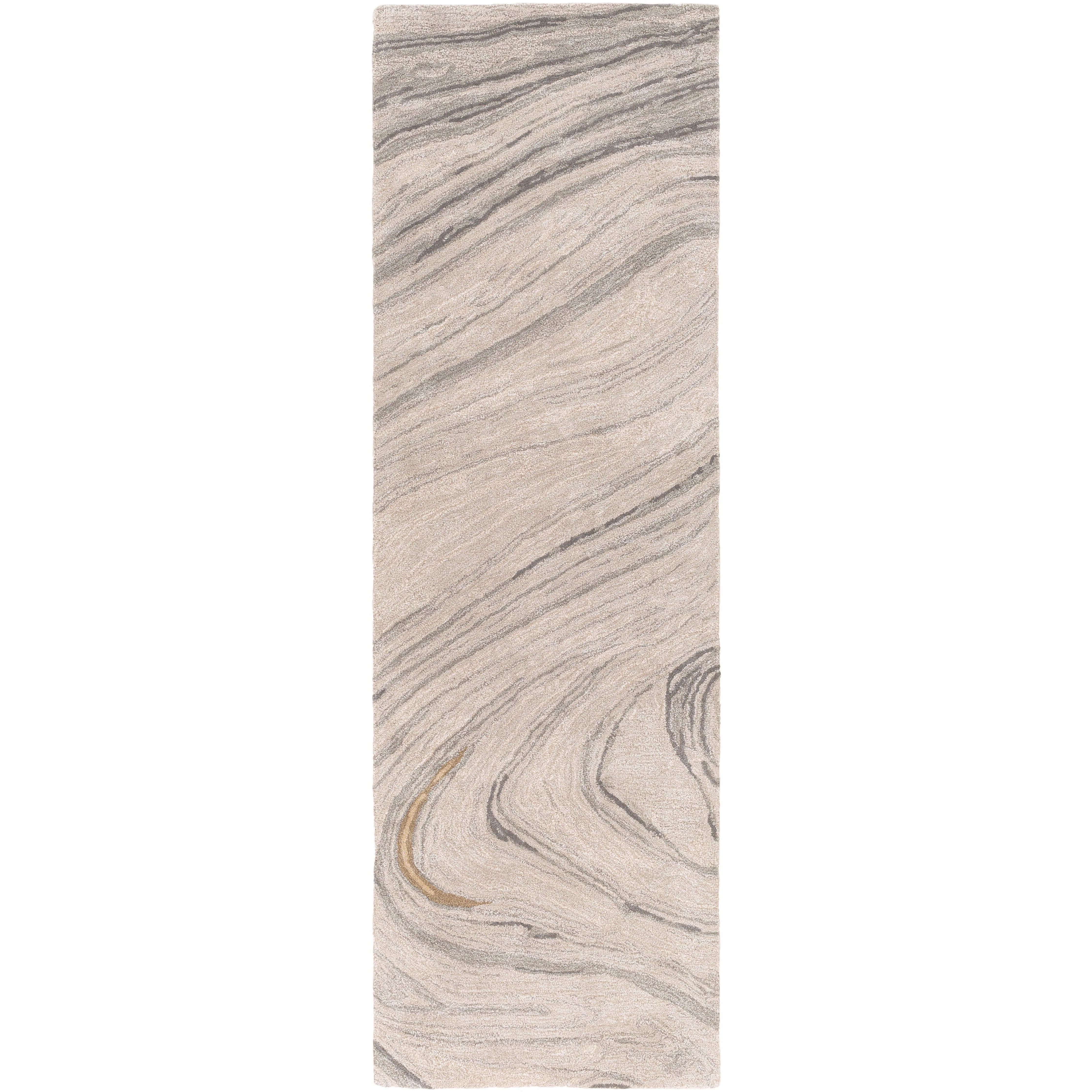 Surya Rugs Kavita Collection Gray, Charcoal, Mustard & Brown Area Rug KVT-2304 - Image 5