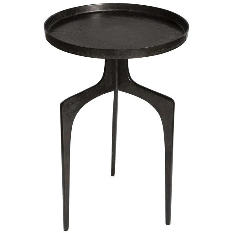 Uttermost Kenna Antique Bronze Modern Accent Table - Image 2