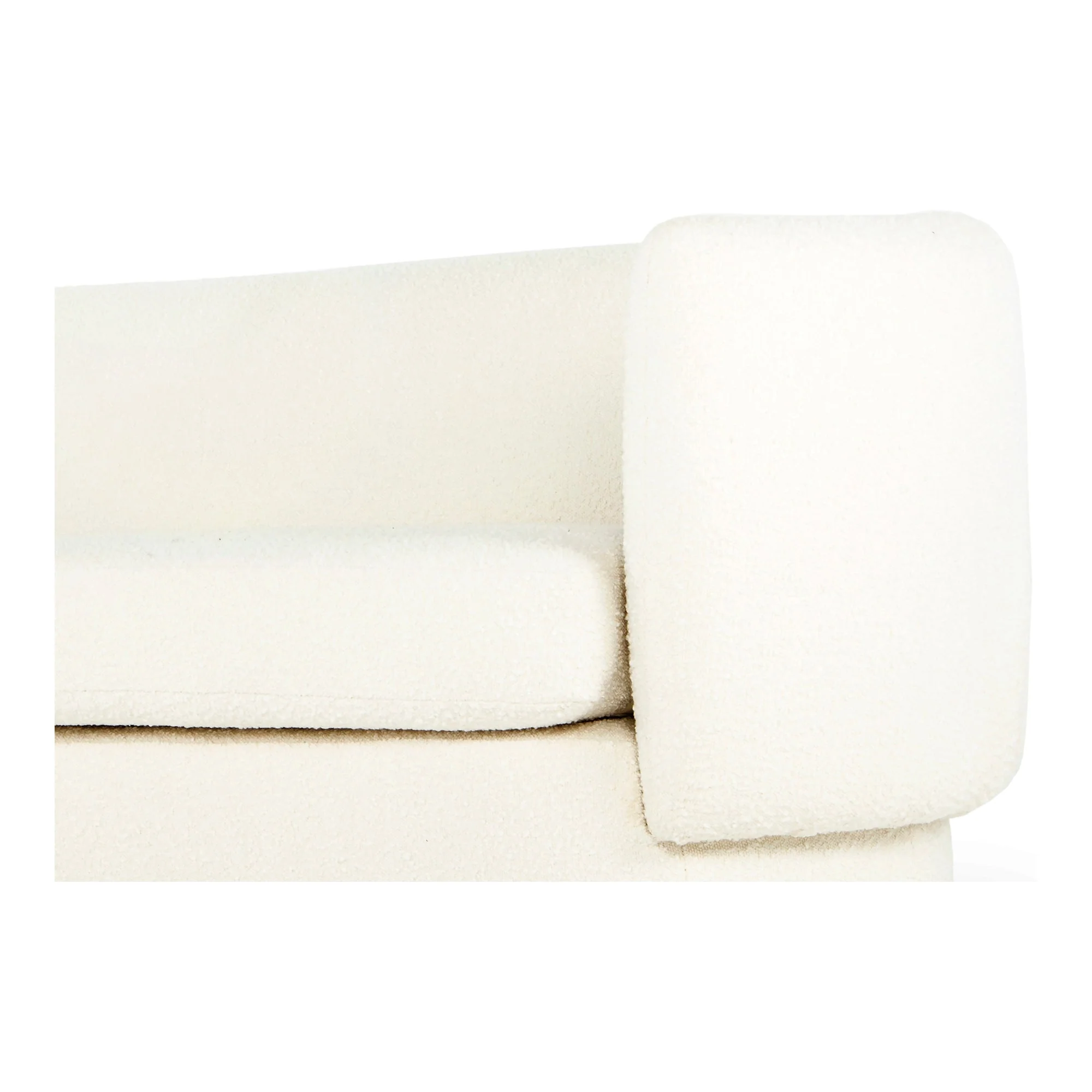 Moe's Home Collection Koba Maya White Sofa - Image 7