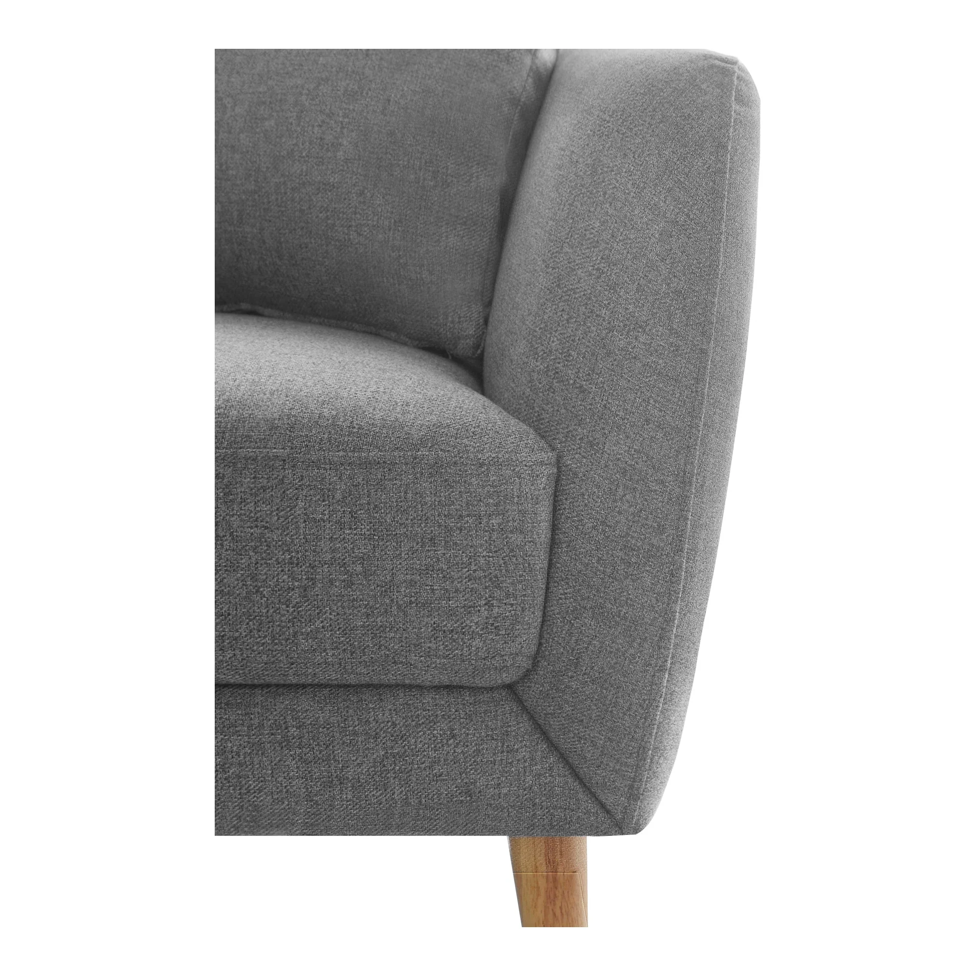 Moe's Home Collection Lilou Grey Sofa - Image 5