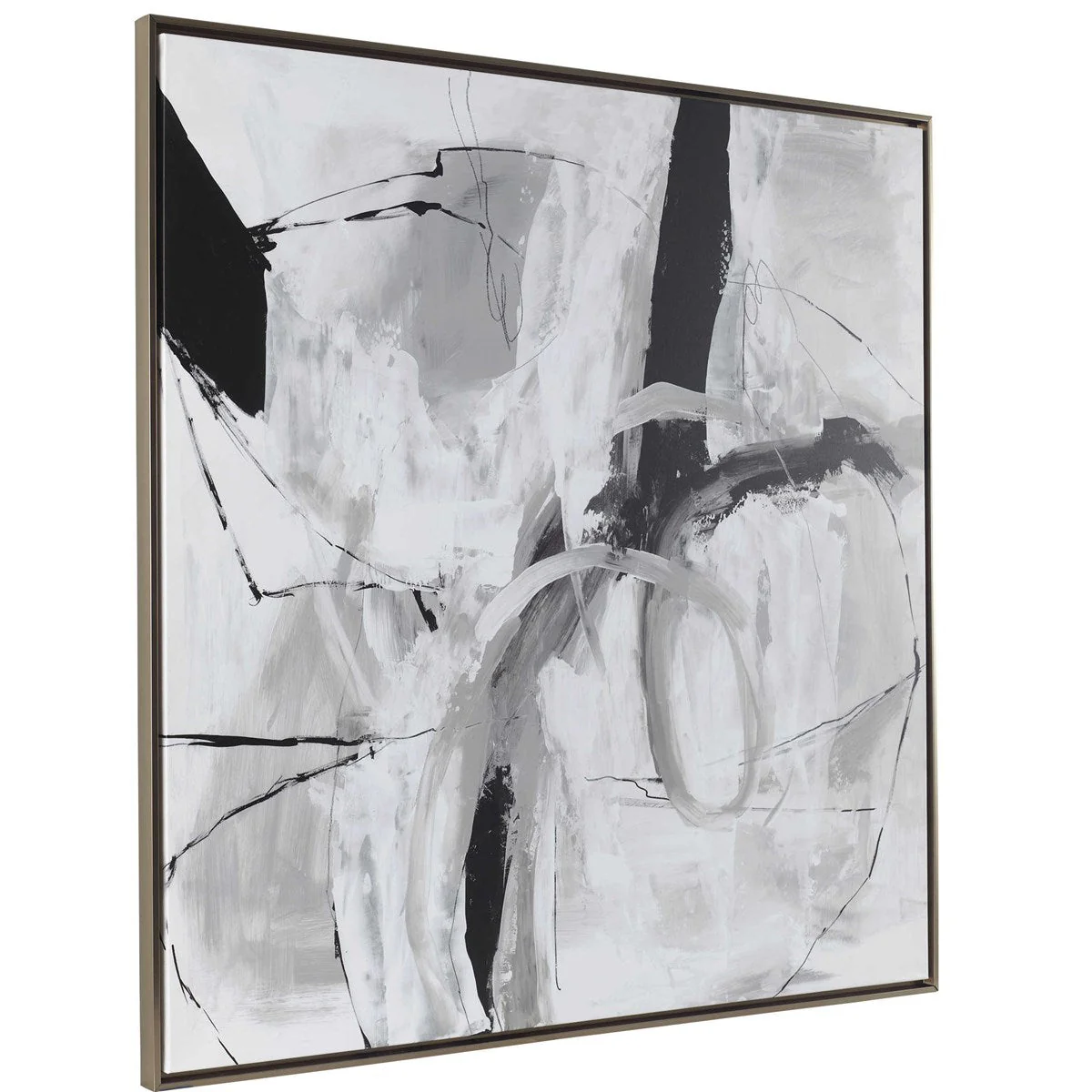 Uttermost Looping Eternity Modern Abstract Framed Canvas - Image 4