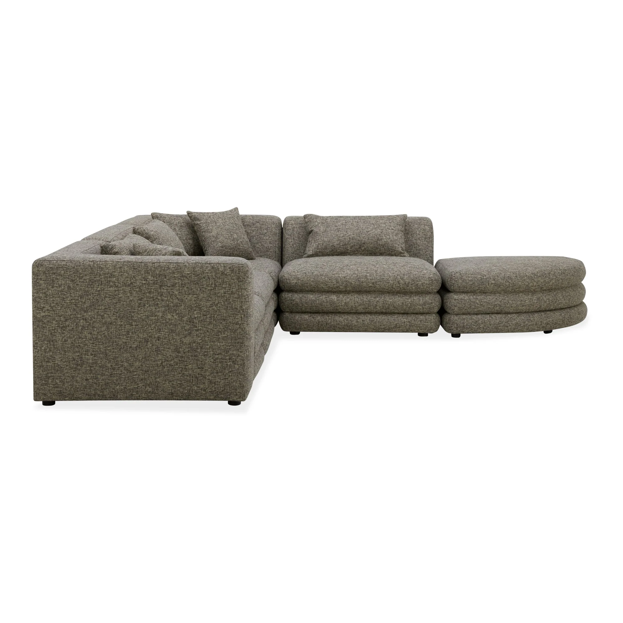 Moe's Home Collection Lowtide Alcove Modular Sectional - Image 4