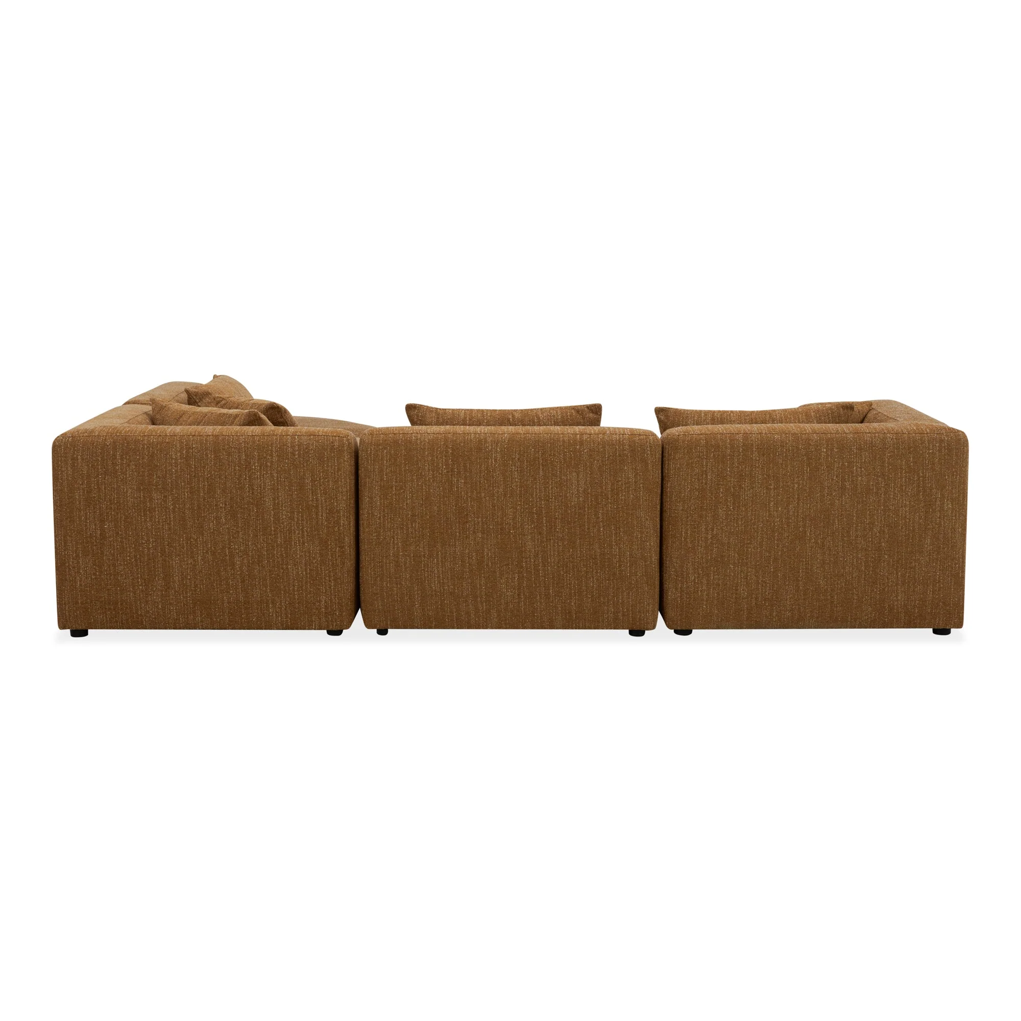 Moe's Home Collection Lowtide Alcove Amber Glow Modular Sectional - Image 5