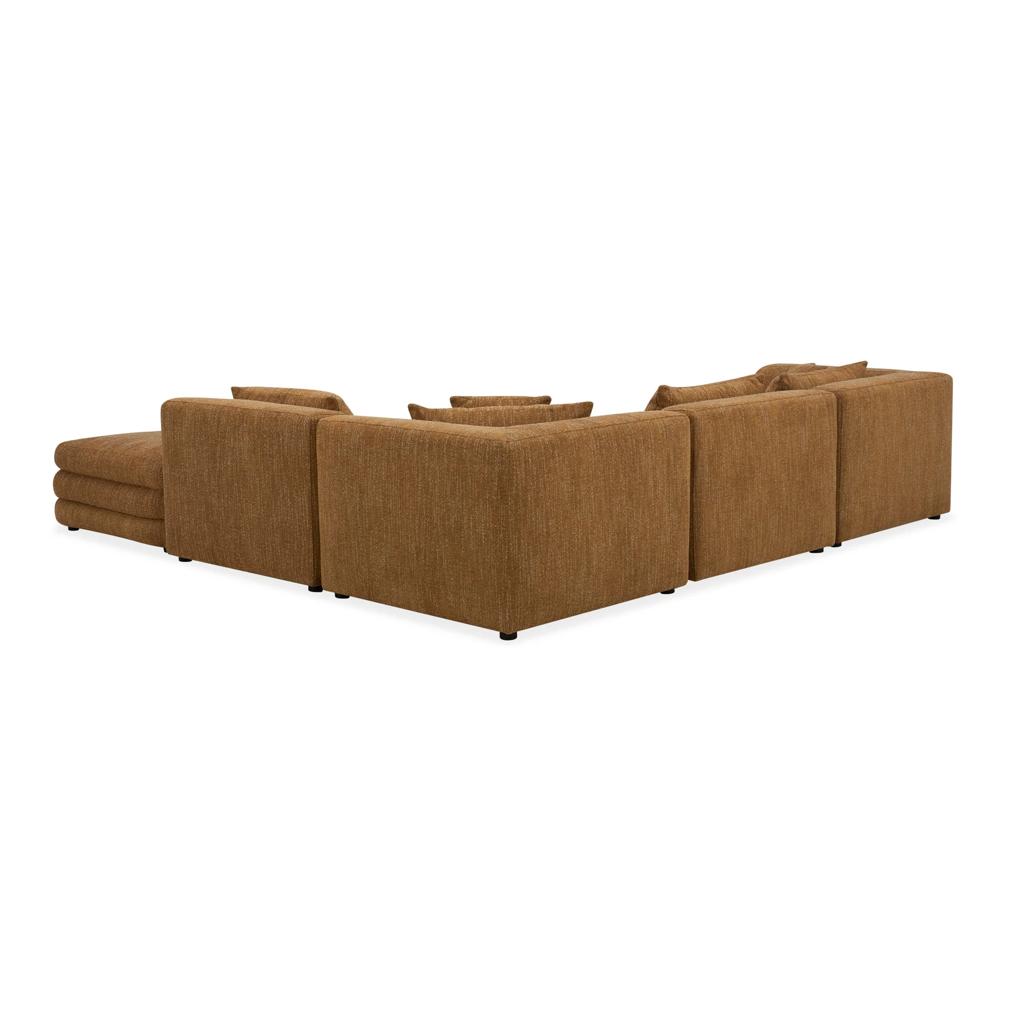 Moe's Home Collection Lowtide Alcove Amber Glow Modular Sectional - Image 6
