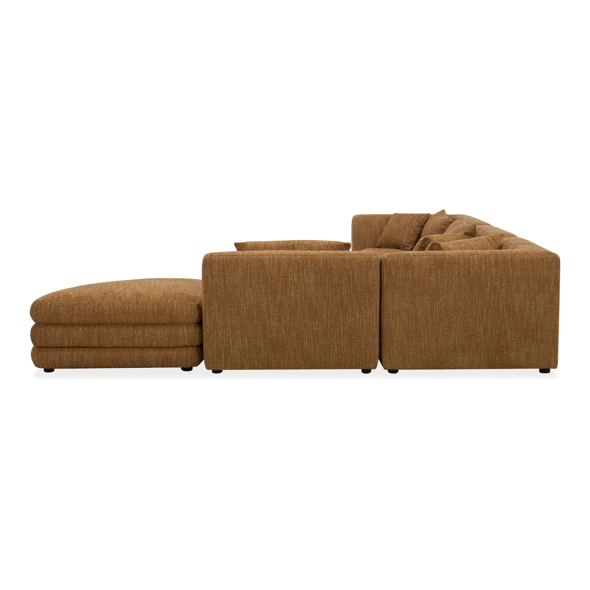 Moe's Home Collection Lowtide Alcove Amber Glow Modular Sectional - Image 7