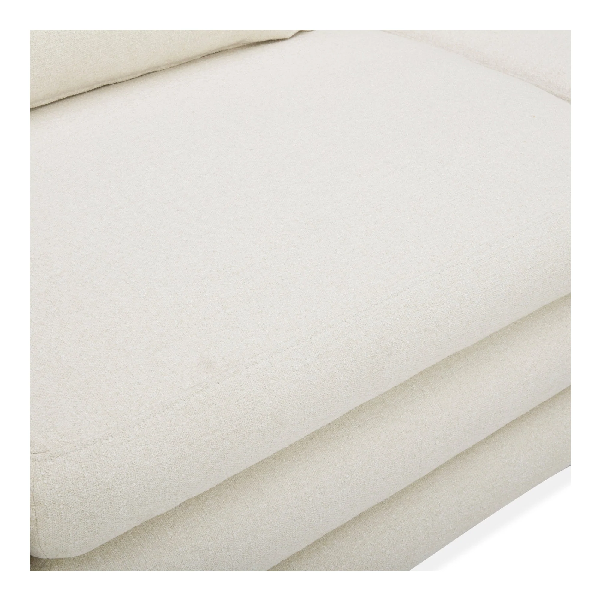 Moe's Home Collection Lowtide Classic Warm White L-Shaped Modular Sectional - Image 8