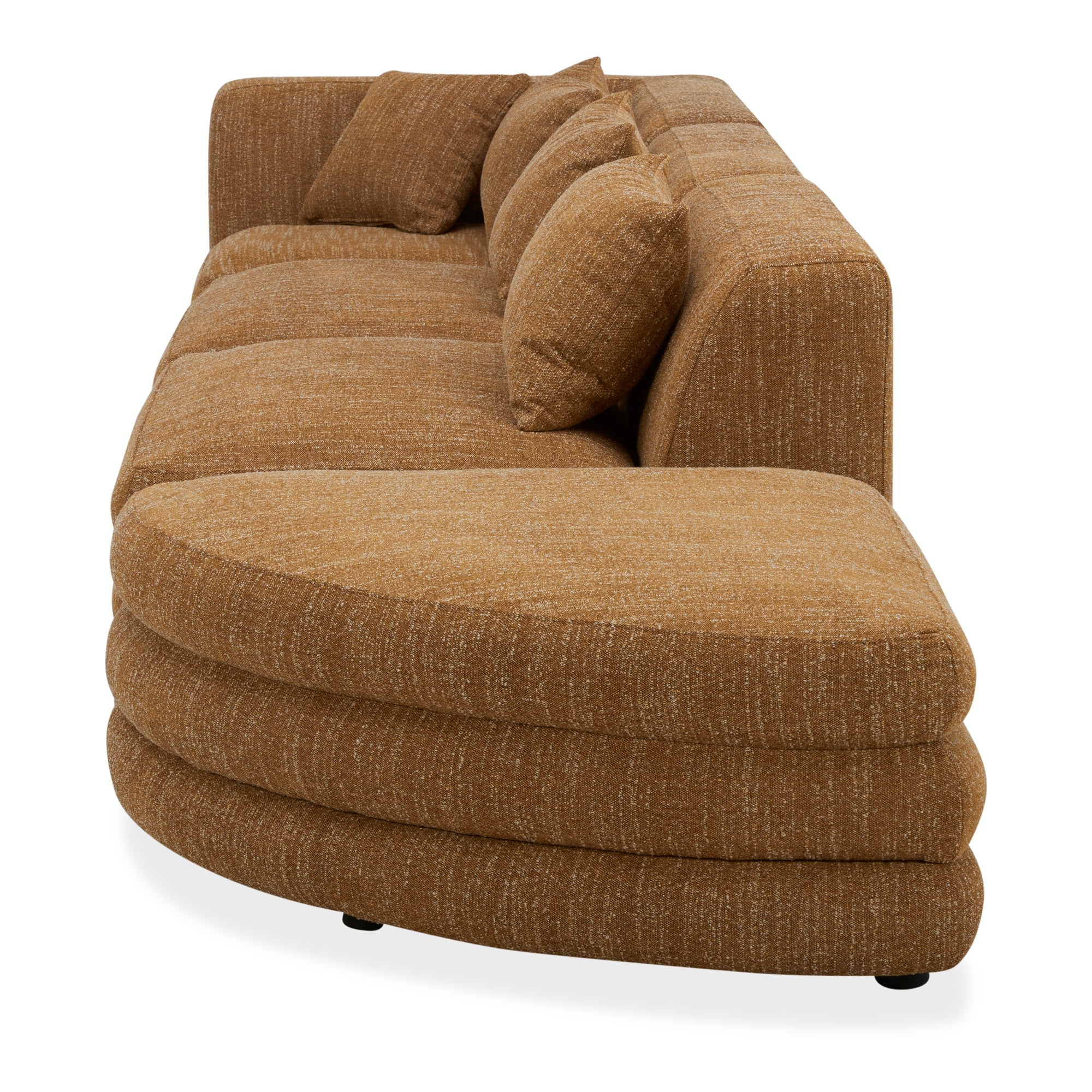 Moe's Home Collection Lowtide Linear Amber Glow Modular Sectional - Image 6