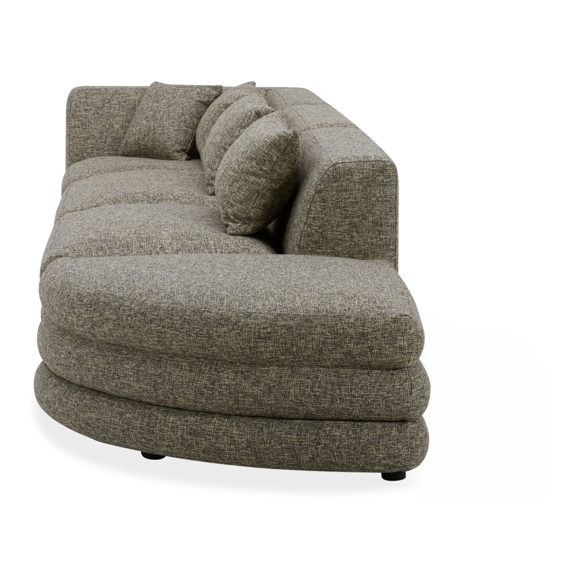 Moe's Home Collection Lowtide Linear Stone Tweed Modular Sectional - Image 6