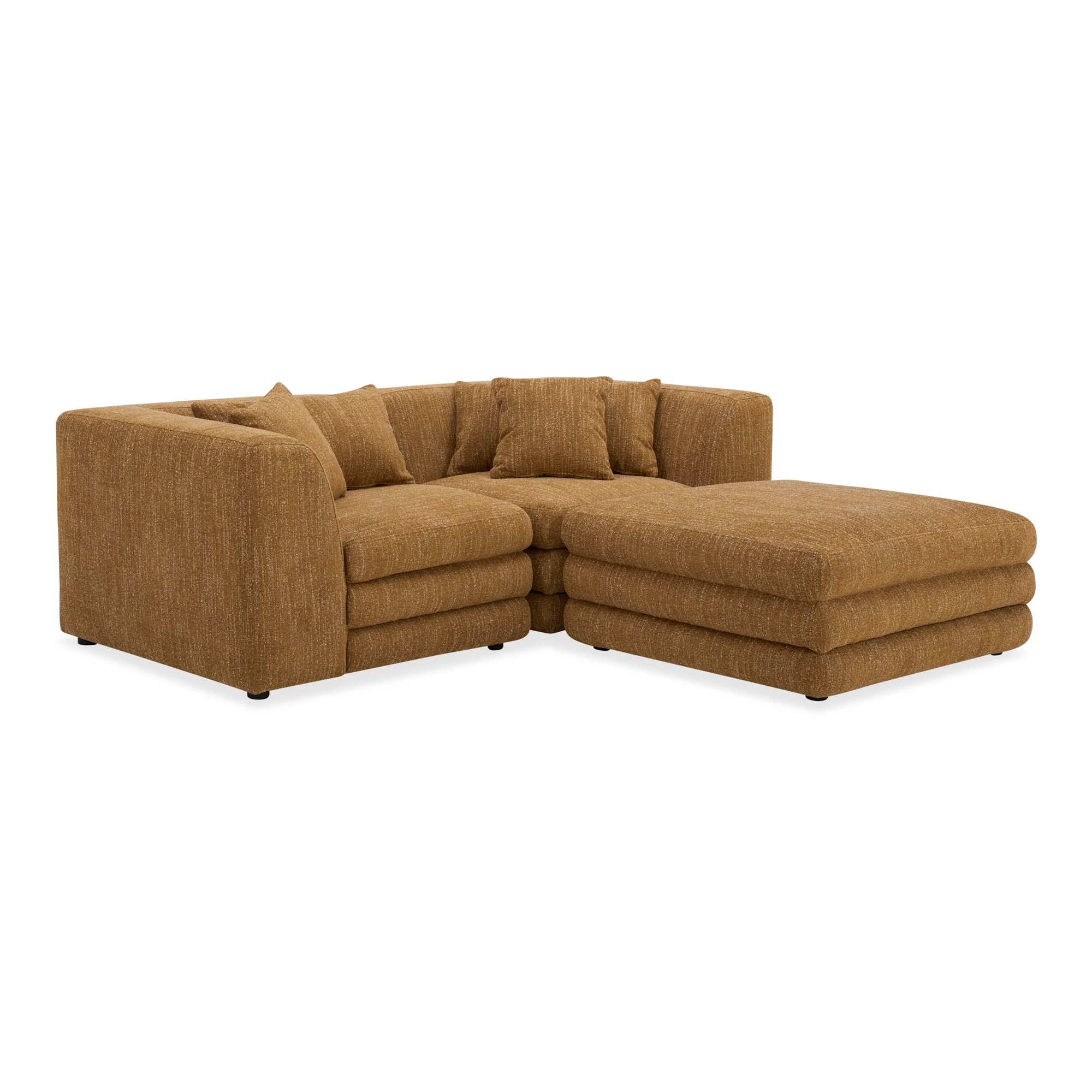 Moe's Home Collection Lowtide Nook Modular Amber Glow Sectional - Image 2