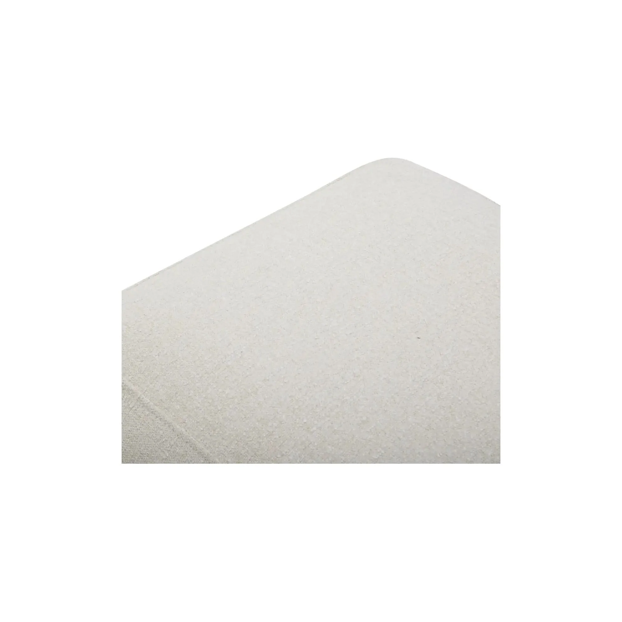 Moe’s Home Collection Lowtide Warm White Ottoman - Image 5