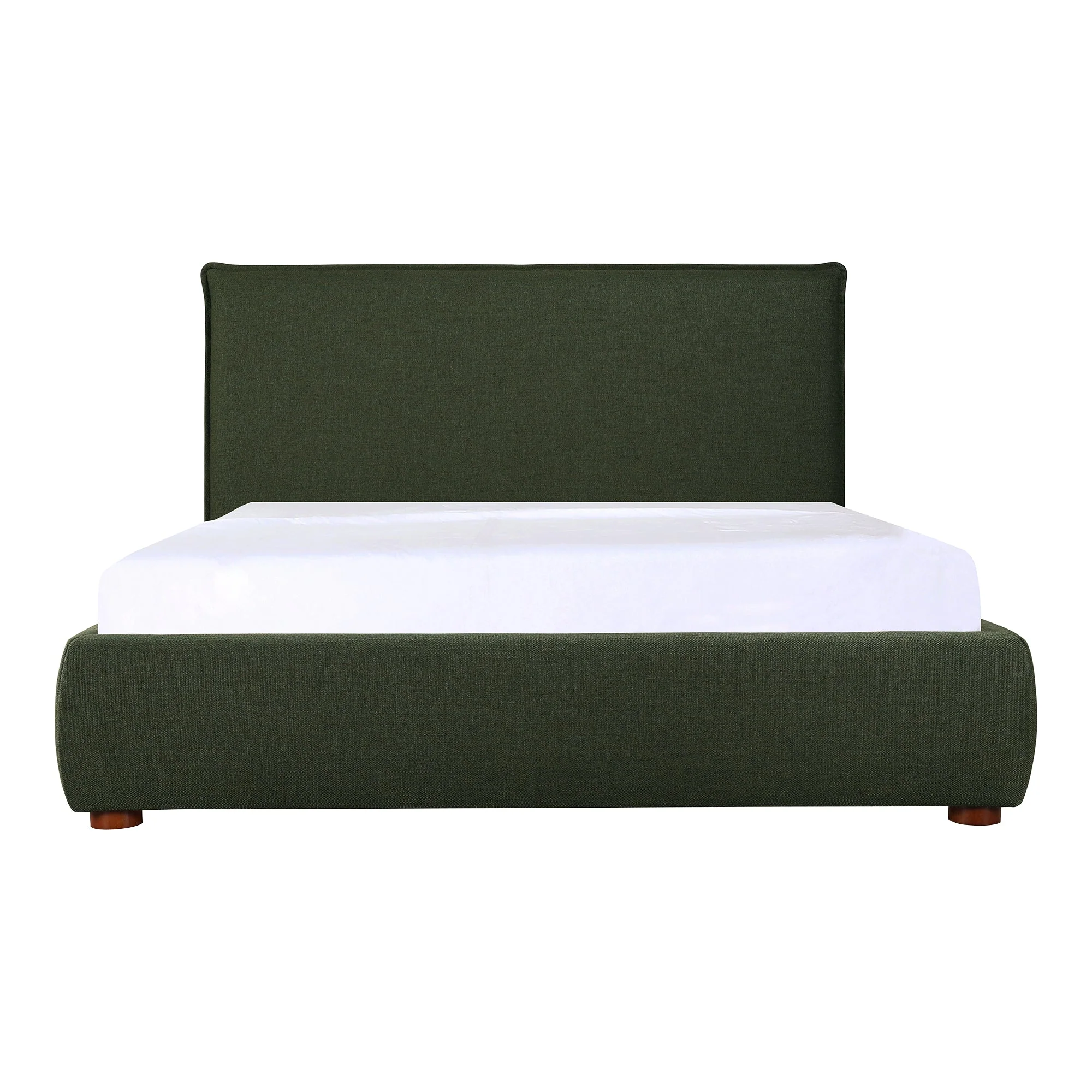 Moe's Home Collection Luzon Green Upholstered King Size Bed - Image 6