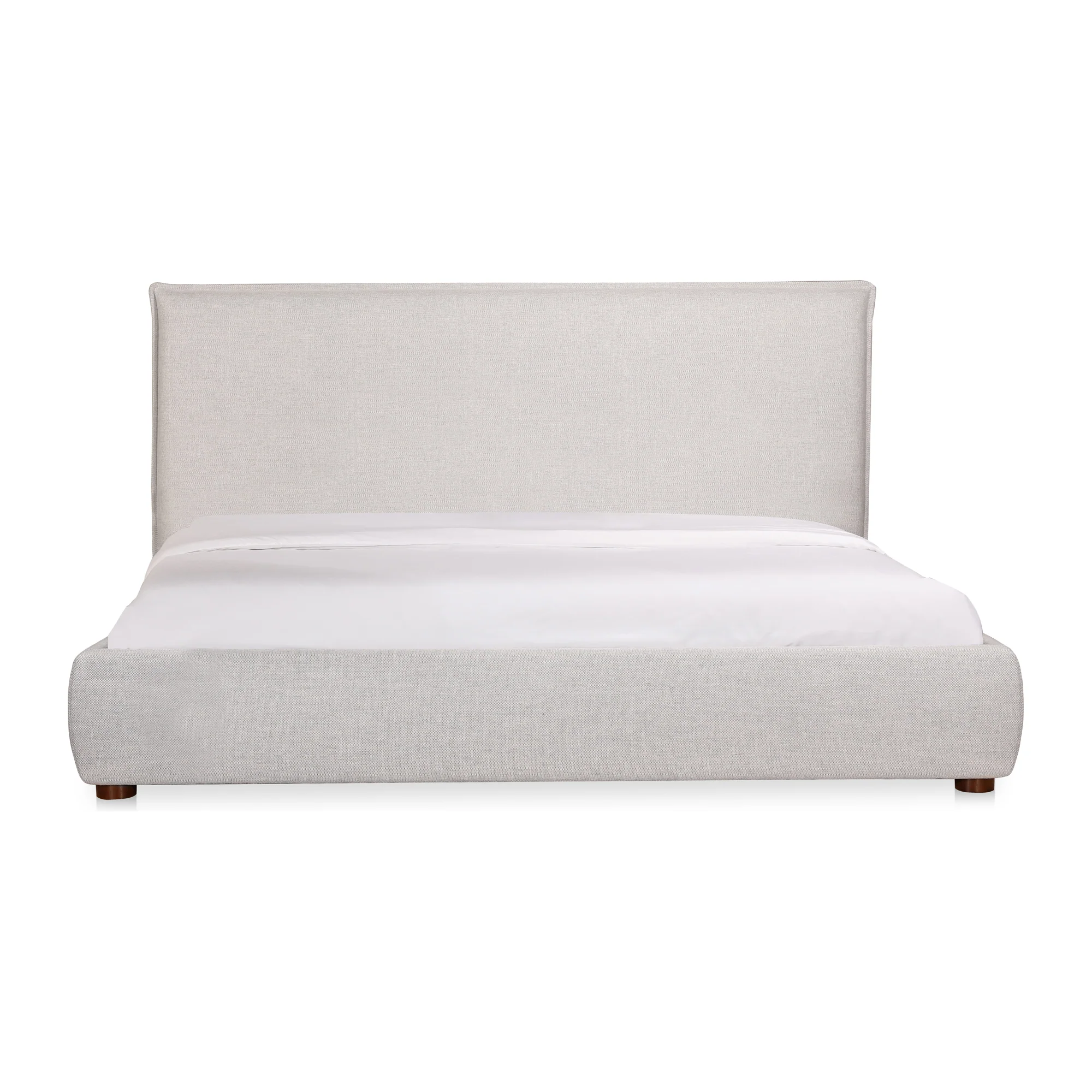 Moe's Home Collection Luzon Wheat Upholstered Queen Size Bed - Image 3
