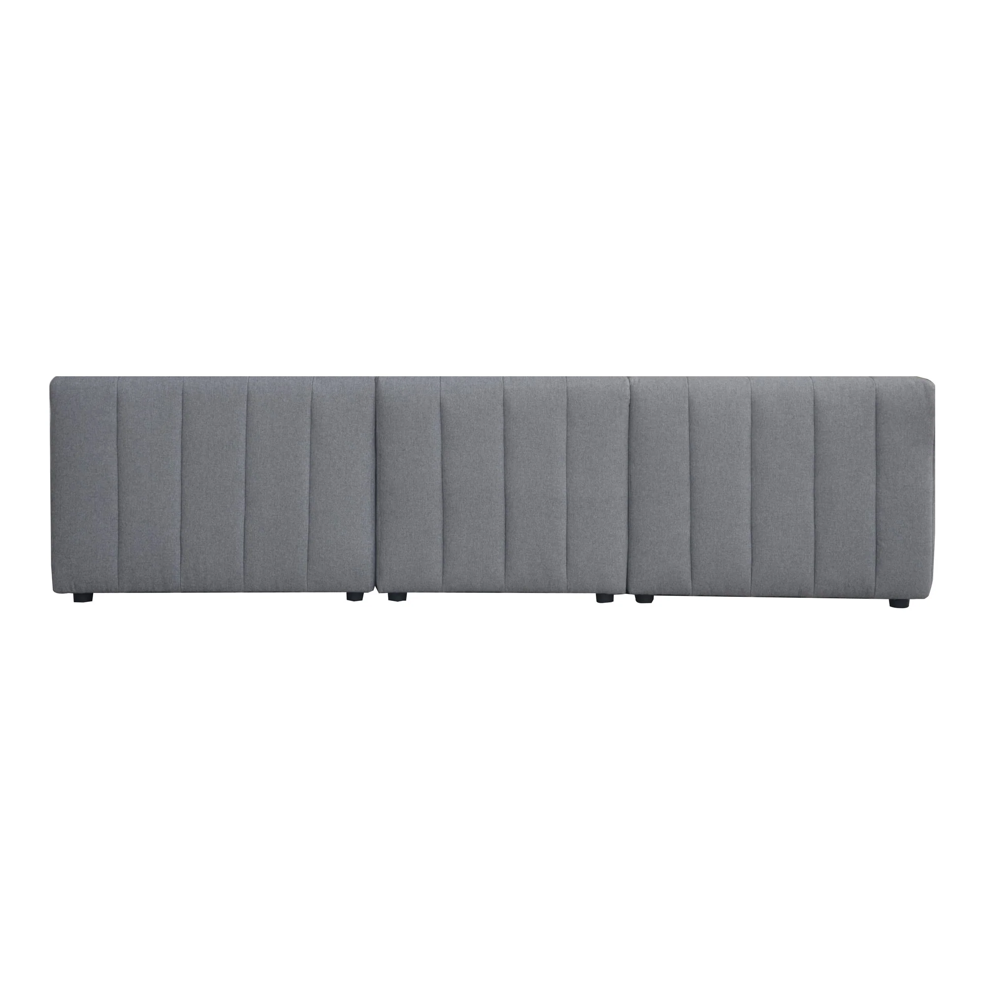 Moe's Home Collection Lyric Dream Grey Modular Right Facing Sectional - Image 4