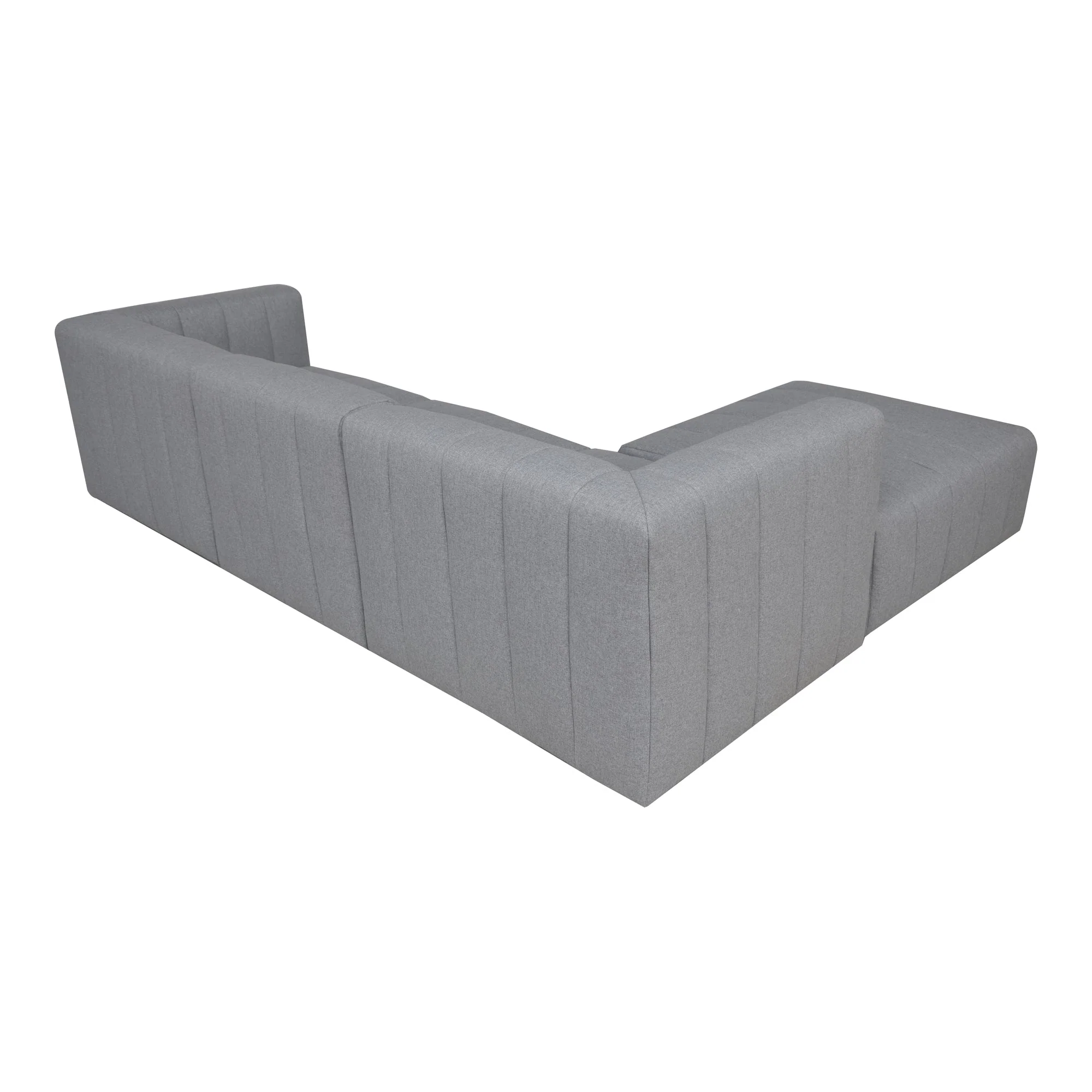 Moe's Home Collection Lyric Lounge Grey Modular Sectional - Image 5