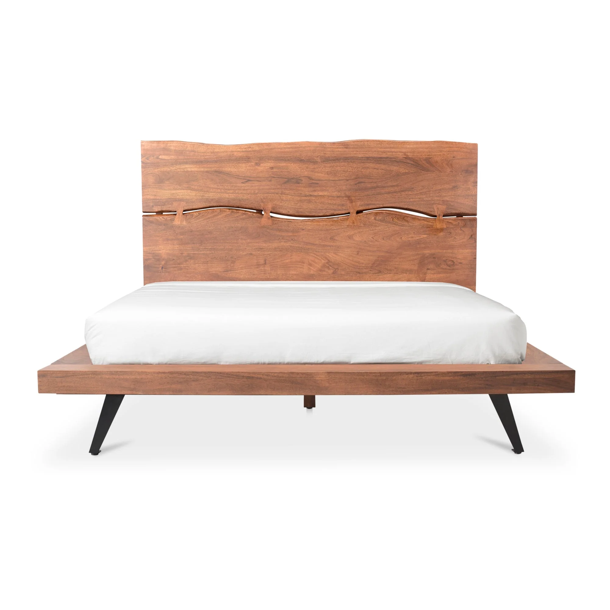 Moe's Home Collection Madagascar Brown Platform King Size Bed - Image 3