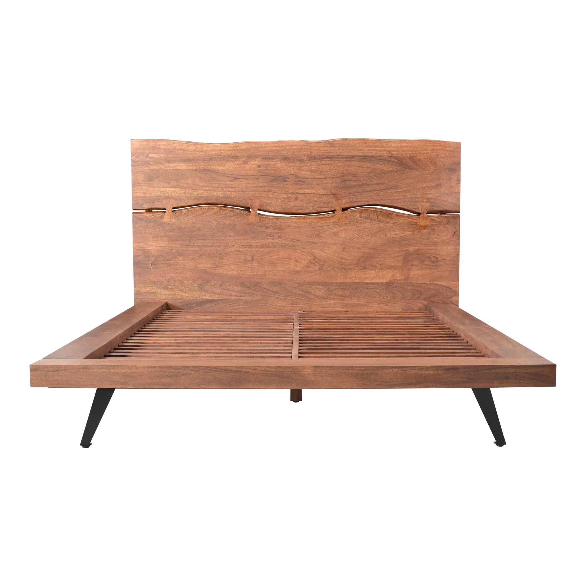 Moe's Home Collection Madagascar Brown Platform King Size Bed - Image 4