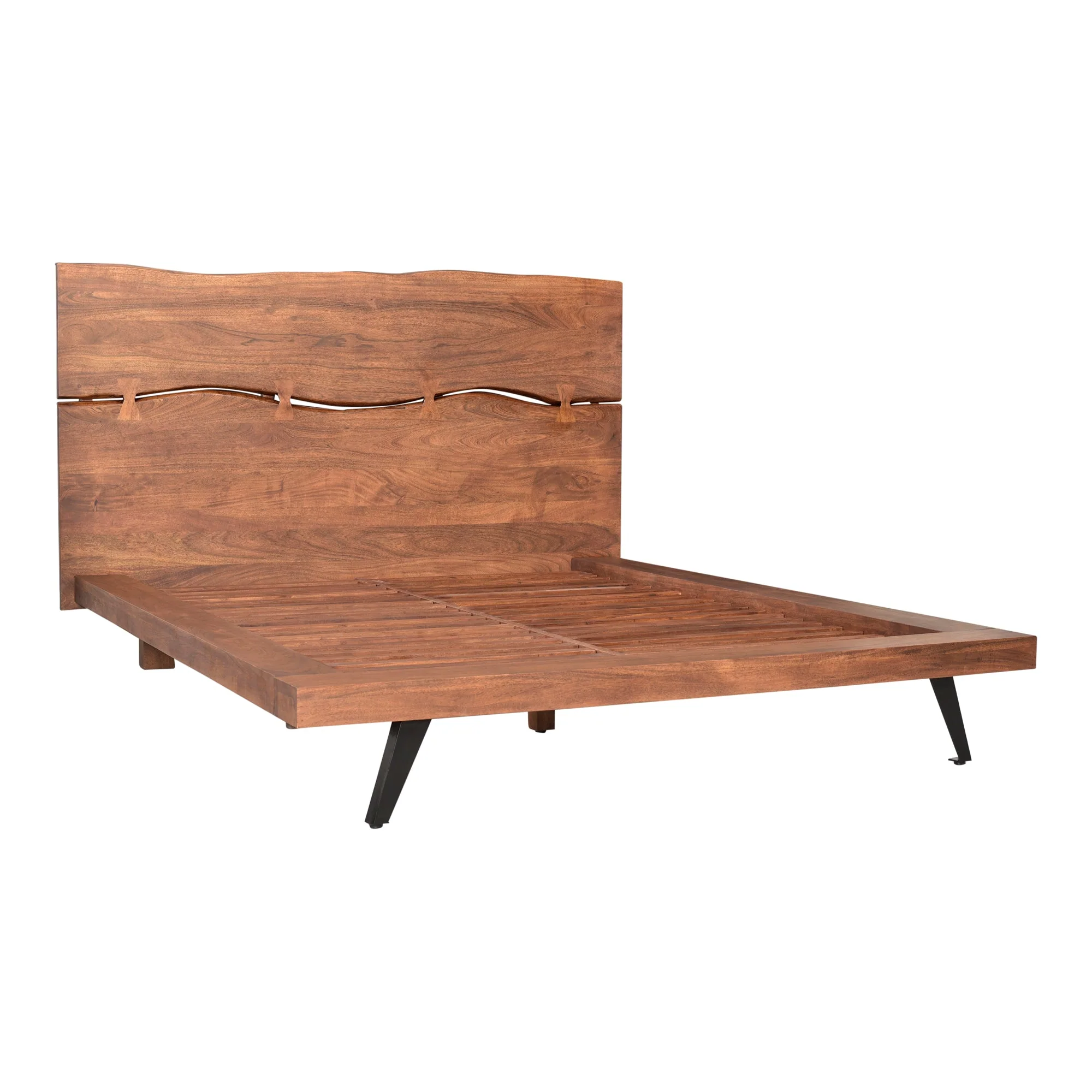 Moe's Home Collection Madagascar Brown Platform King Size Bed - Image 5