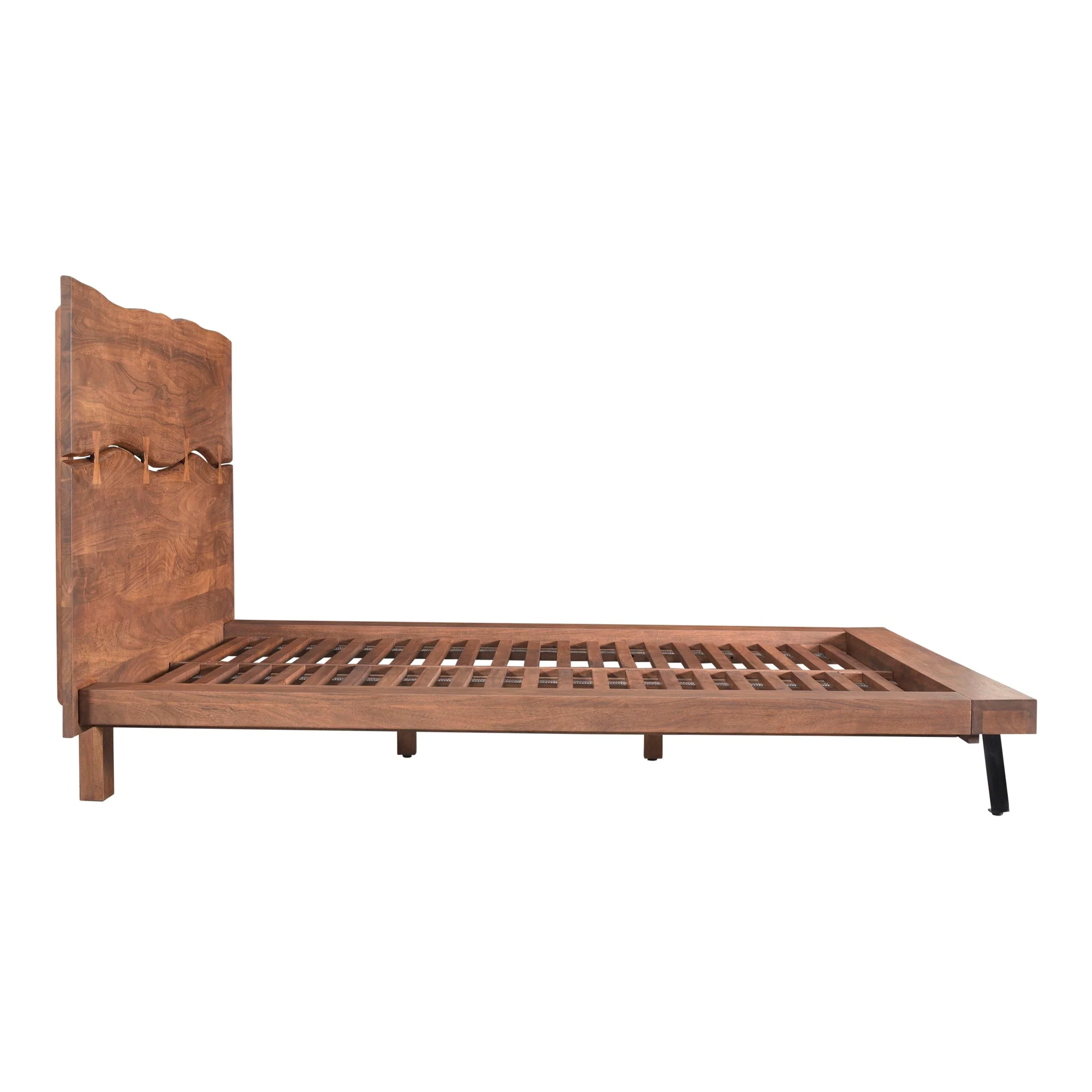 Moe's Home Collection Madagascar Brown Platform King Size Bed - Image 7