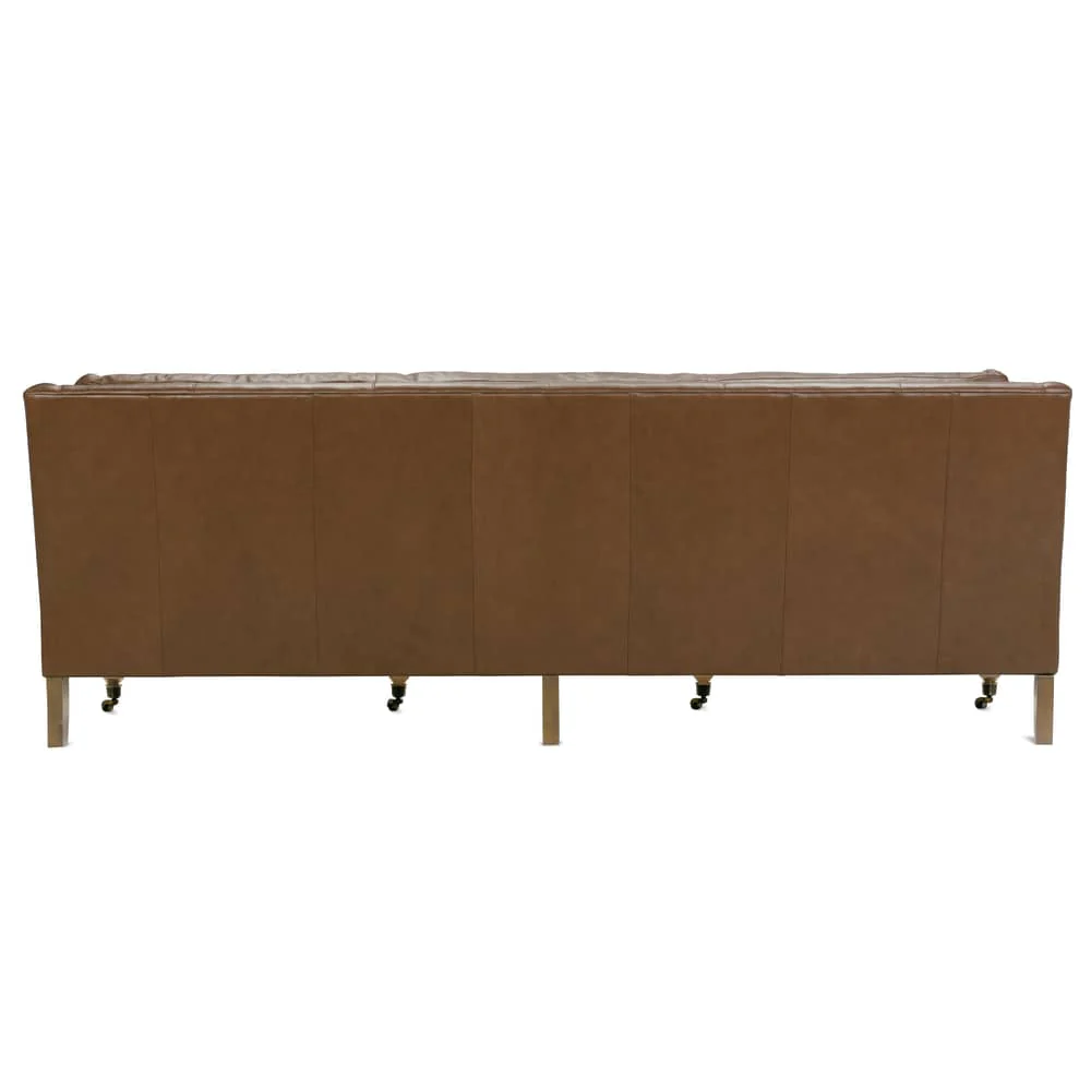 Rowe Furniture Madeline Bespoke Leather Sofa ~ Available To Custom Order In 13 Leather Choices - Image 4