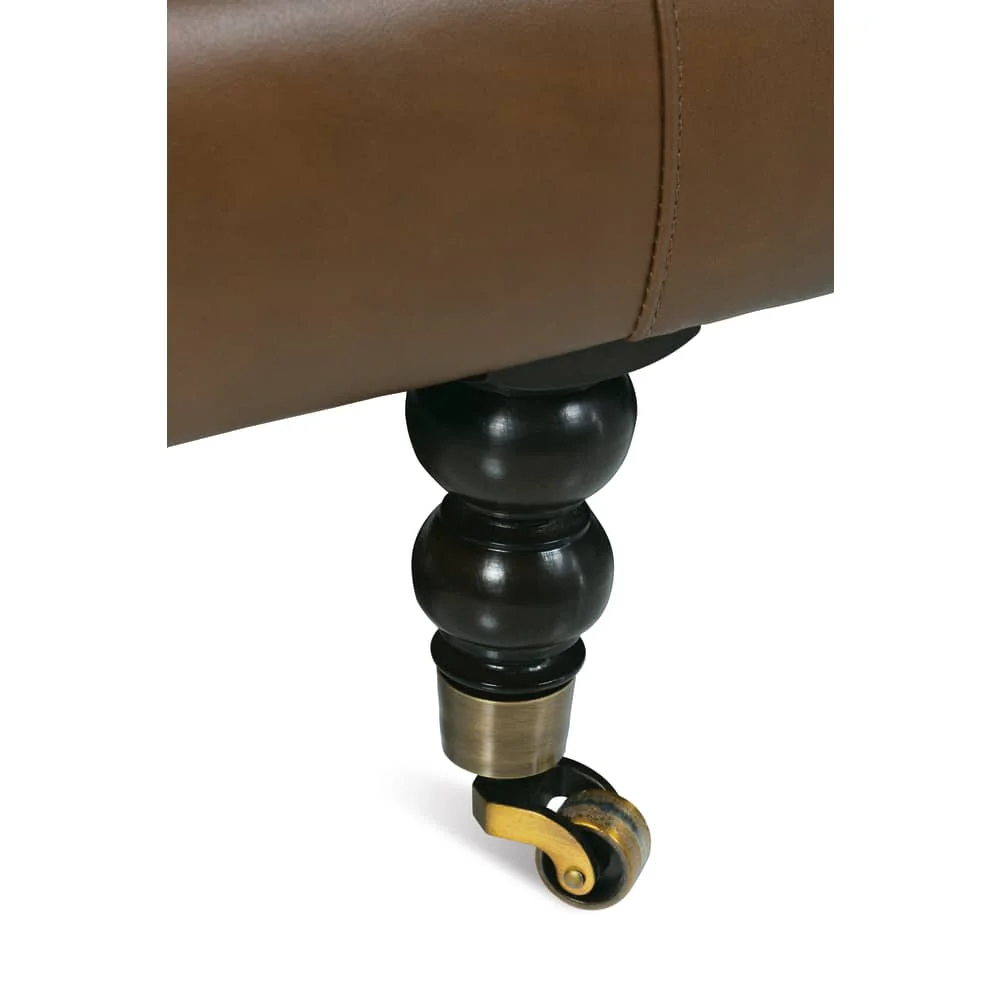 Rowe Furniture Madeline Bespoke Leather Sofa ~ Available To Custom Order In 13 Leather Choices - Image 6
