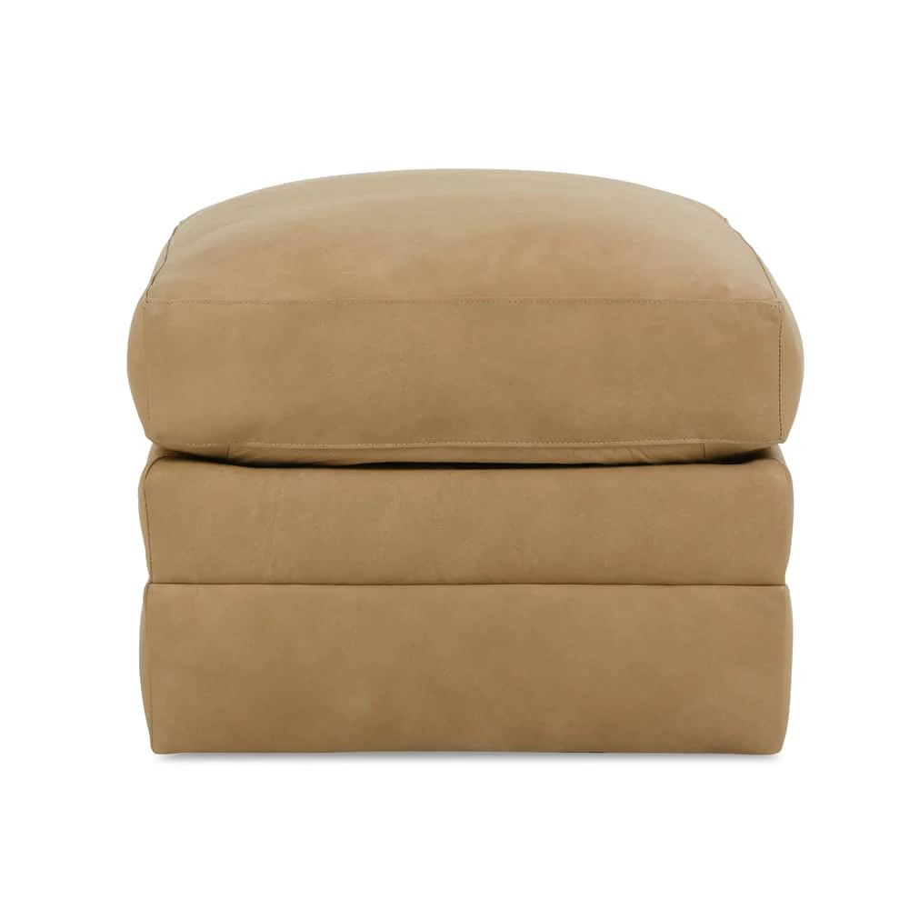 Rowe Furniture Madeline Leather Ottoman ~ Available To Custom Order In All Leathers - Image 3