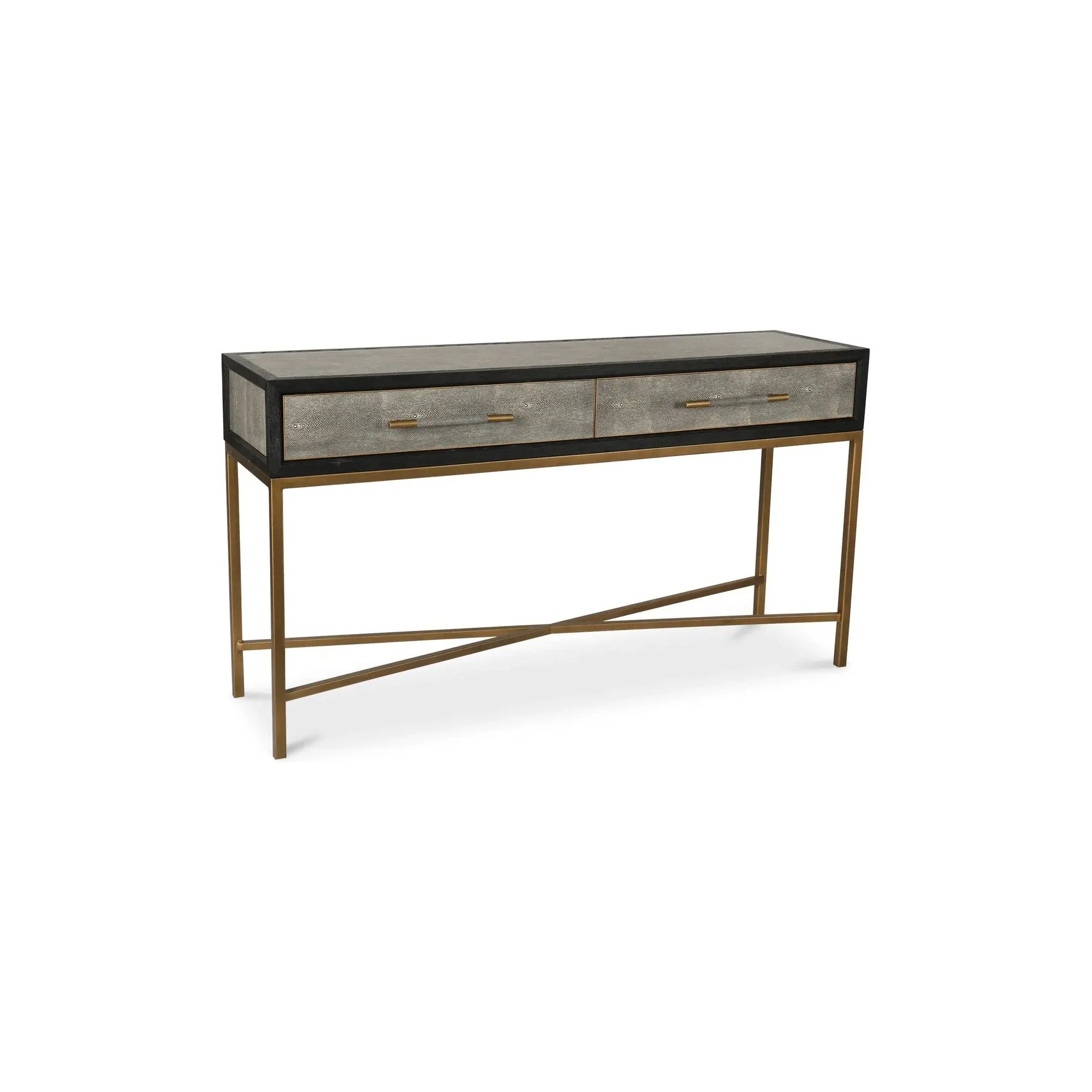 Moe’s Home Mako Grey Shagreen Console Table - Image 4