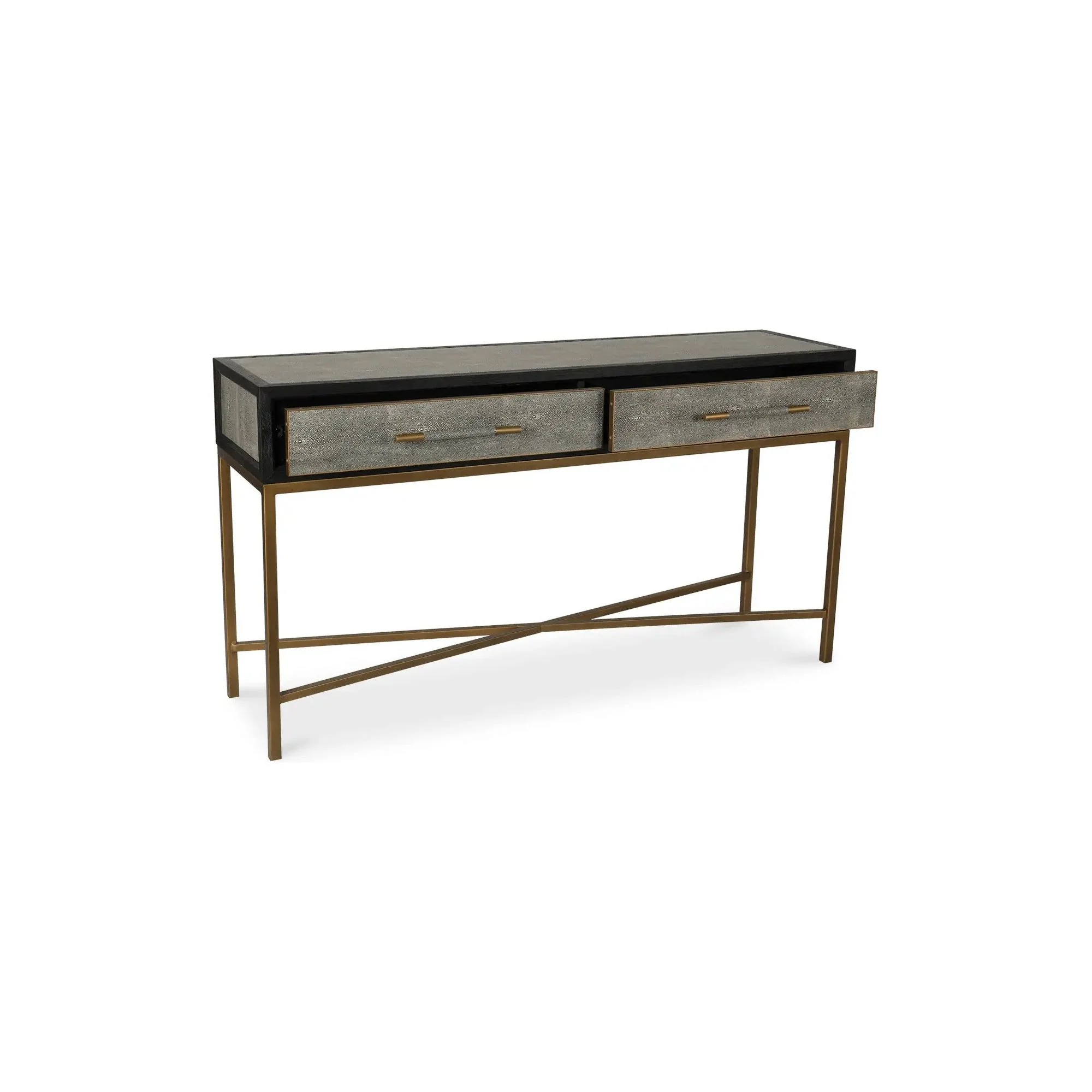 Moe’s Home Mako Grey Shagreen Console Table - Image 5