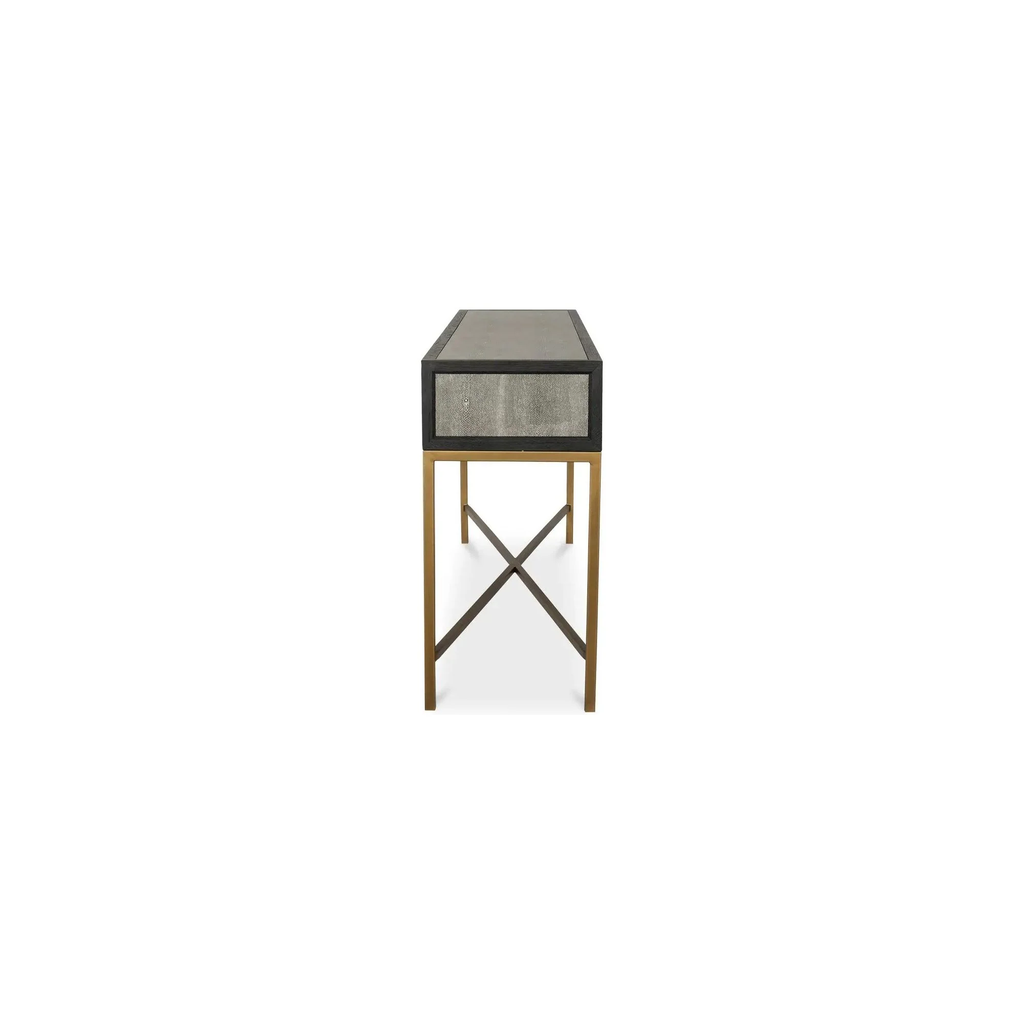 Moe’s Home Mako Grey Shagreen Console Table - Image 7