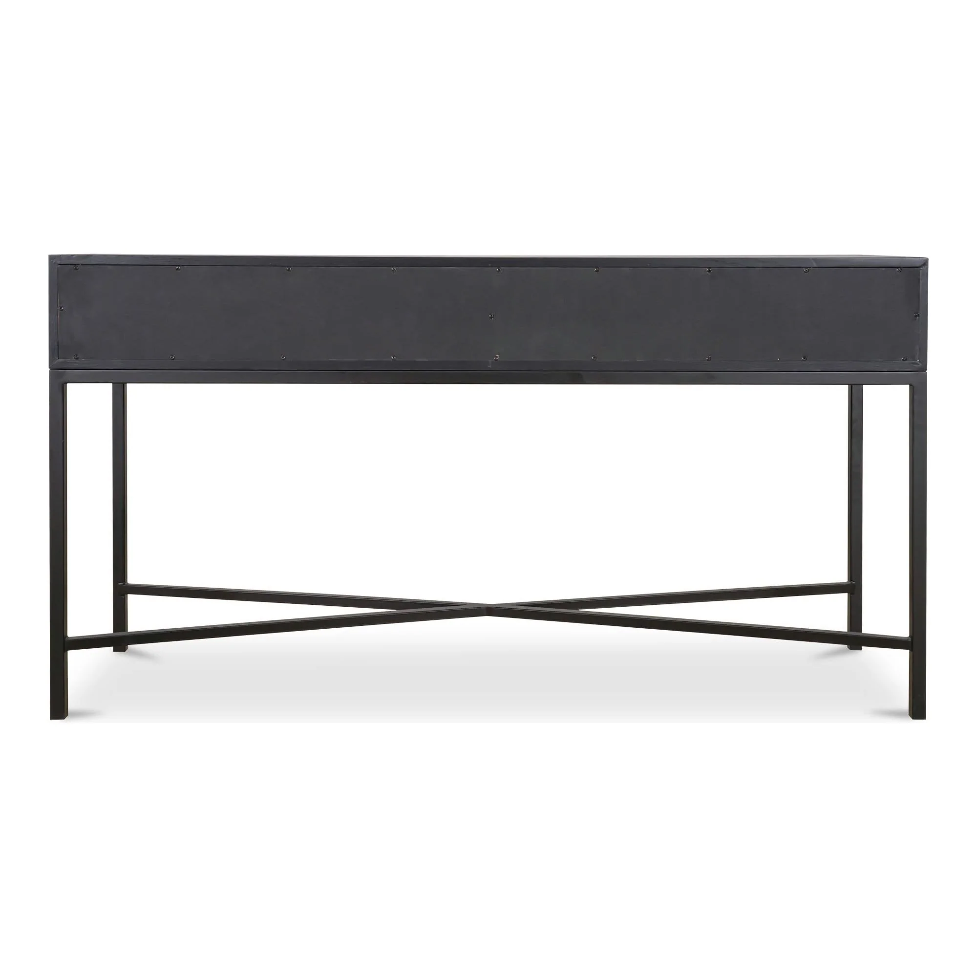 Moe’s Home Collection Mako Black Shagreen Console Table - Image 6