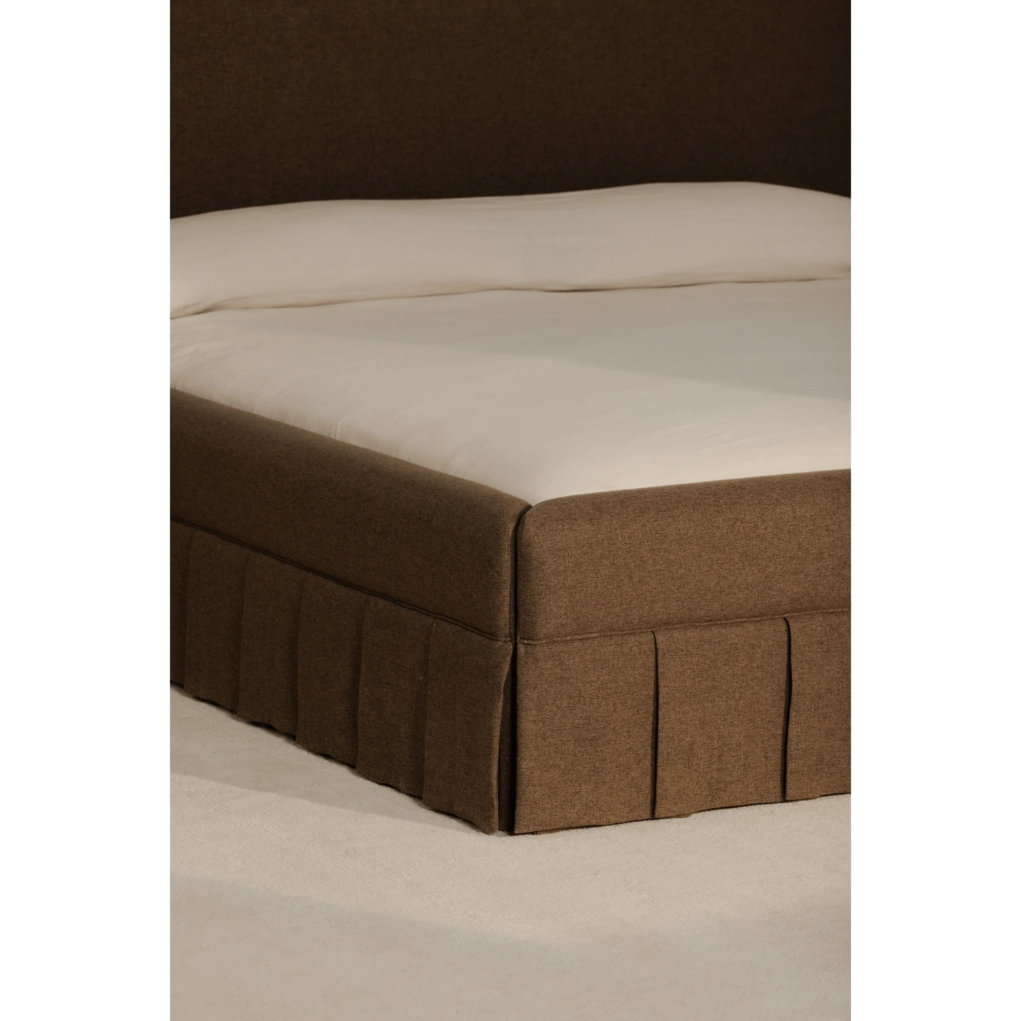 Moe's Home Collection Maren Brown Upholstered Queen Size Bed - Image 10