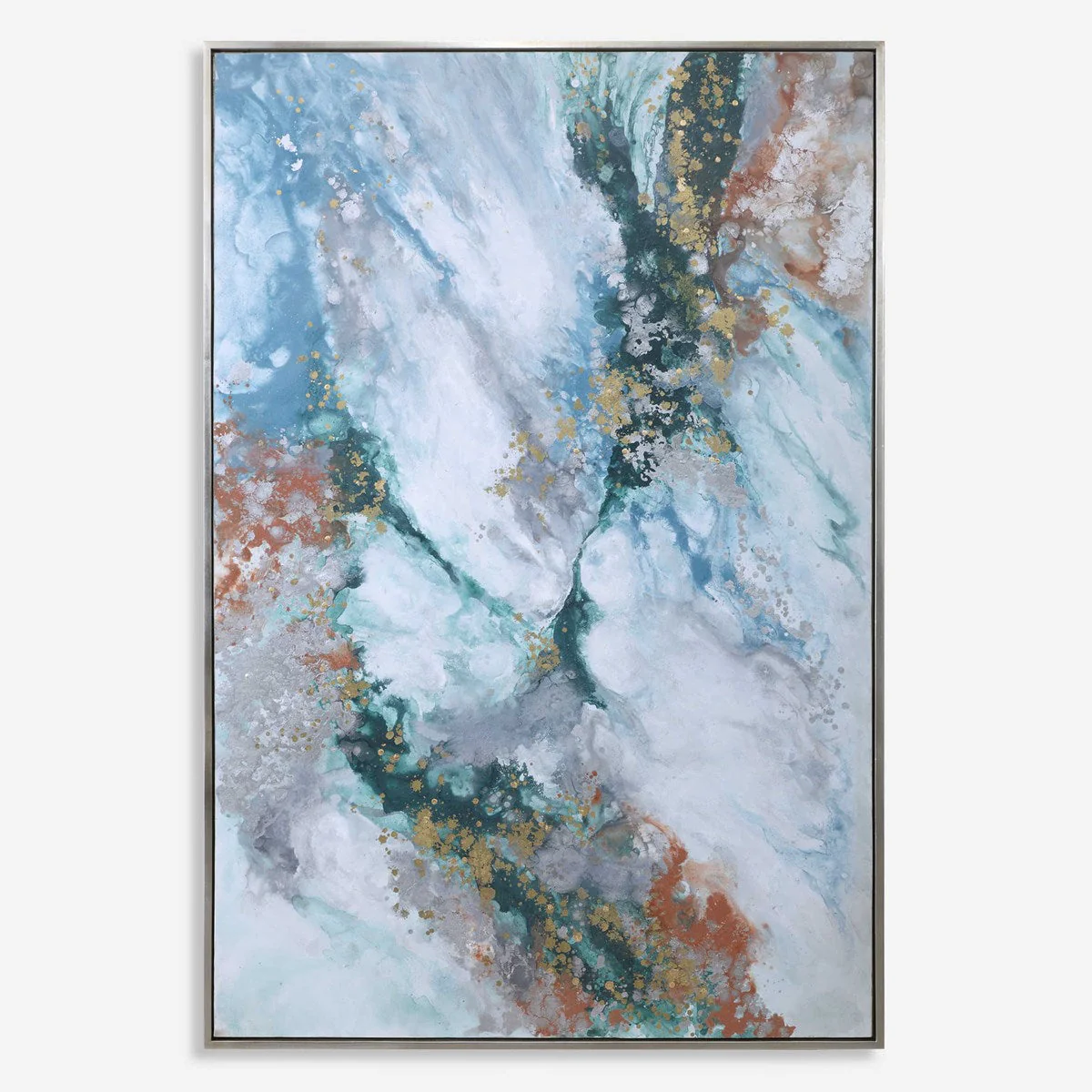 Uttermost Mercury Abstract Hand Painted Canvas - Image 2