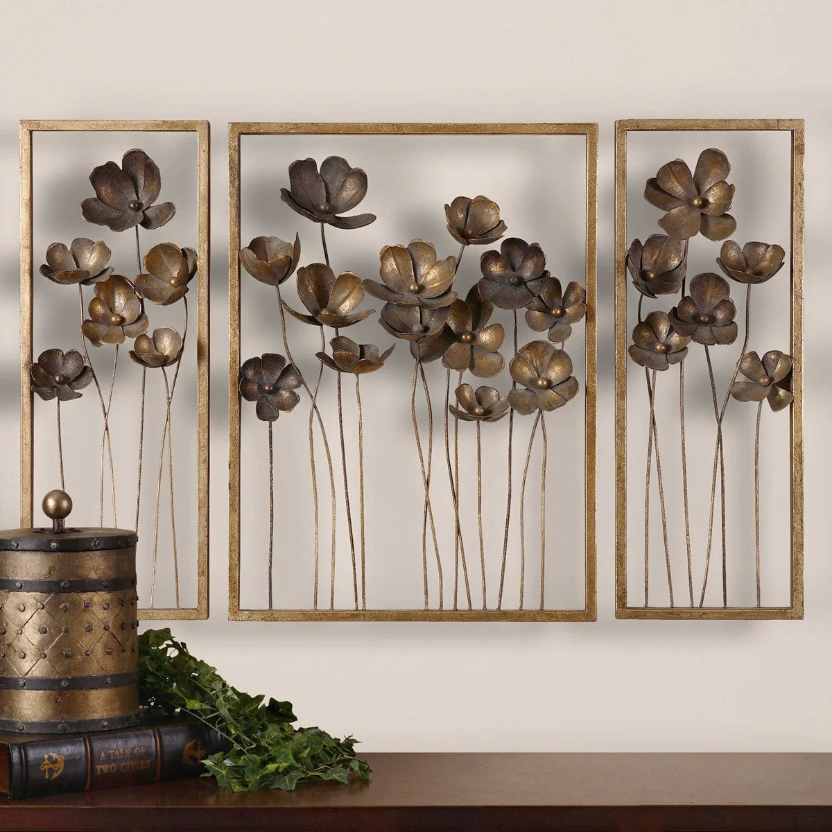 Uttermost Metal Tulips Set of 3 Wall Decor - Image 2
