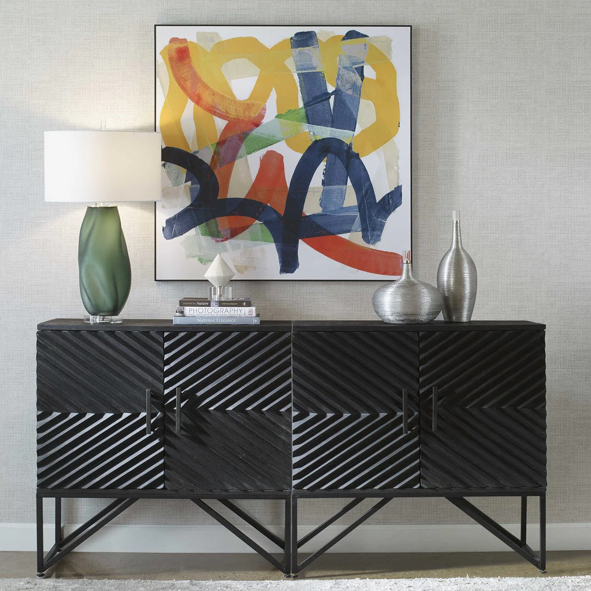 Uttermost Midtown Modern Graffiti Framed Print