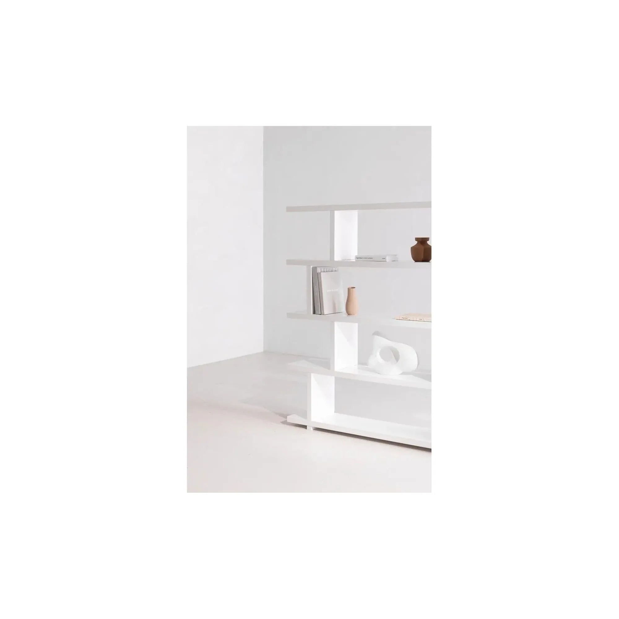 Moe’s Home Collection Miri Large White Shelf - Image 3