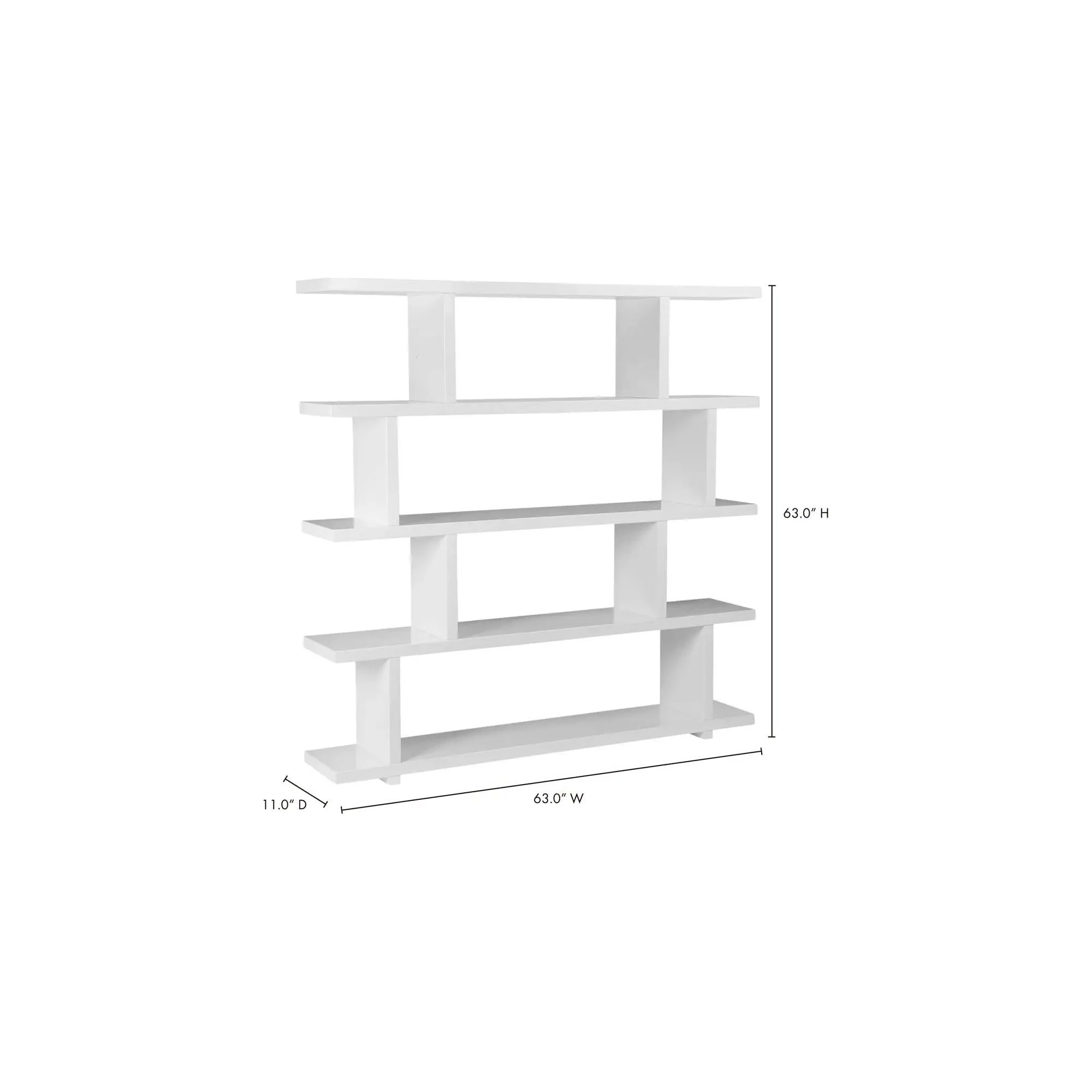 Moe’s Home Collection Miri Large White Shelf - Image 7