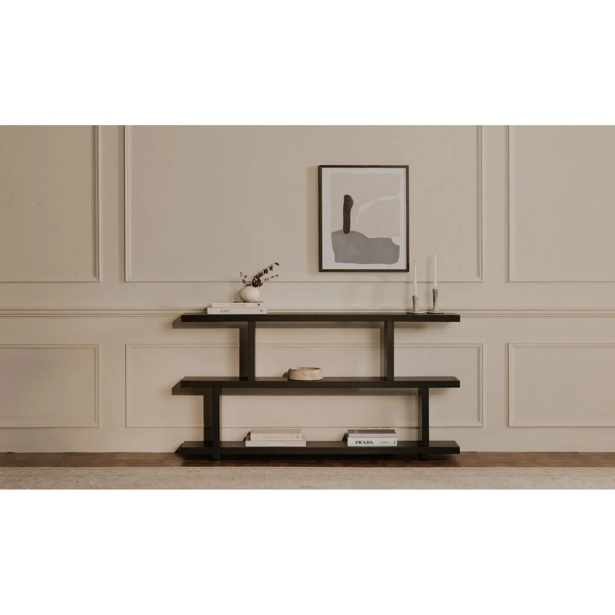 Moe’s Home Collection Miri Small Black Shelf - Image 2