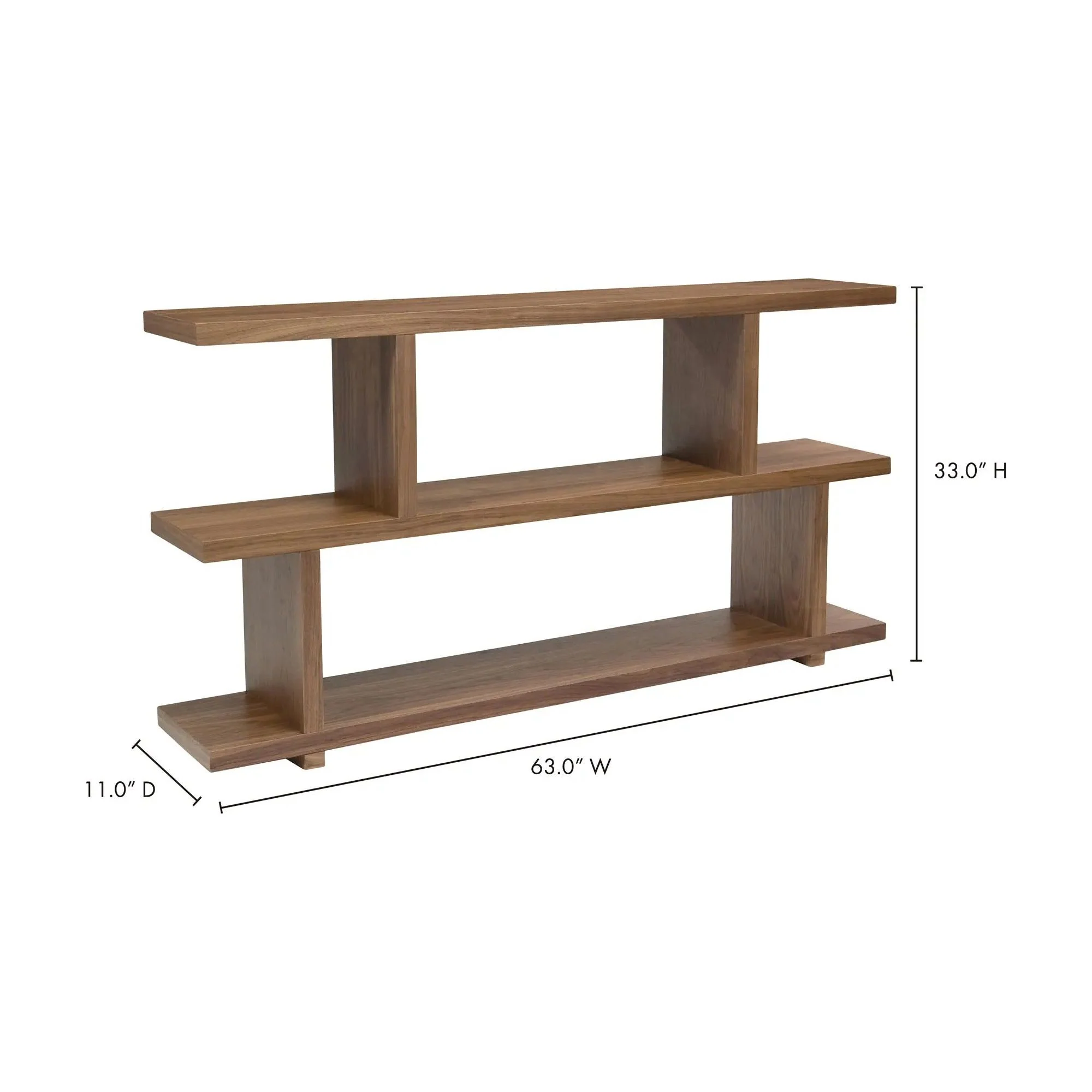 Moe’s Home Collection Miri Small Brown Shelf - Image 6