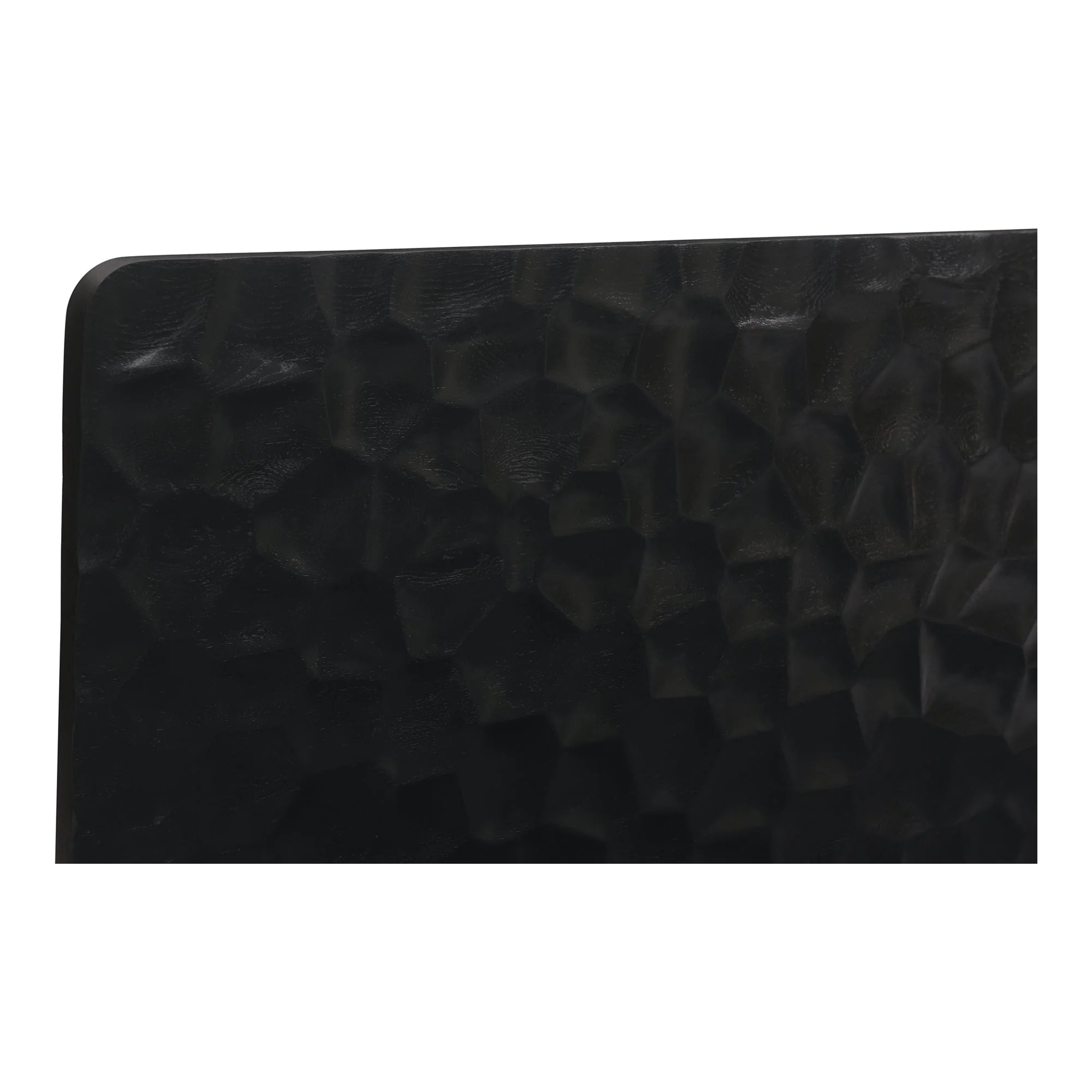 Moe's Home Collection Misaki Black Wood Queen Size Bed - Image 7