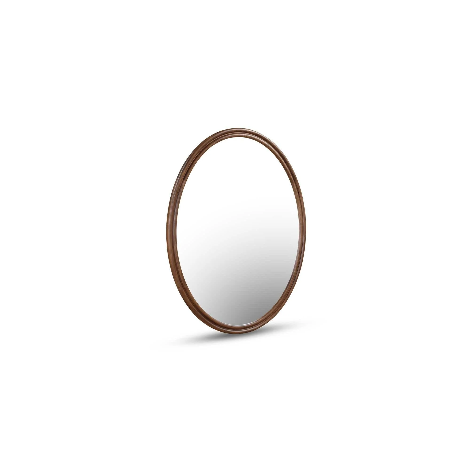 Moe's Home Alcott Oval Mirror Walnut - Image 5