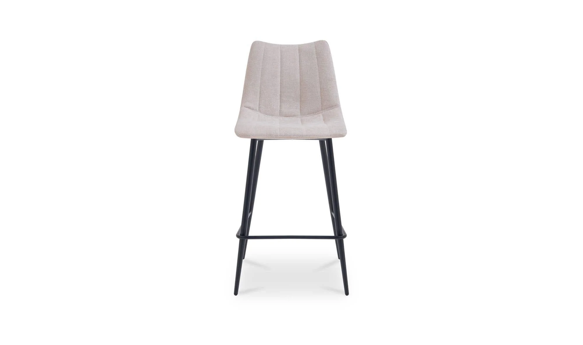 Moe's Home Alibi Bar Stool Beige-Set of Two - Image 5