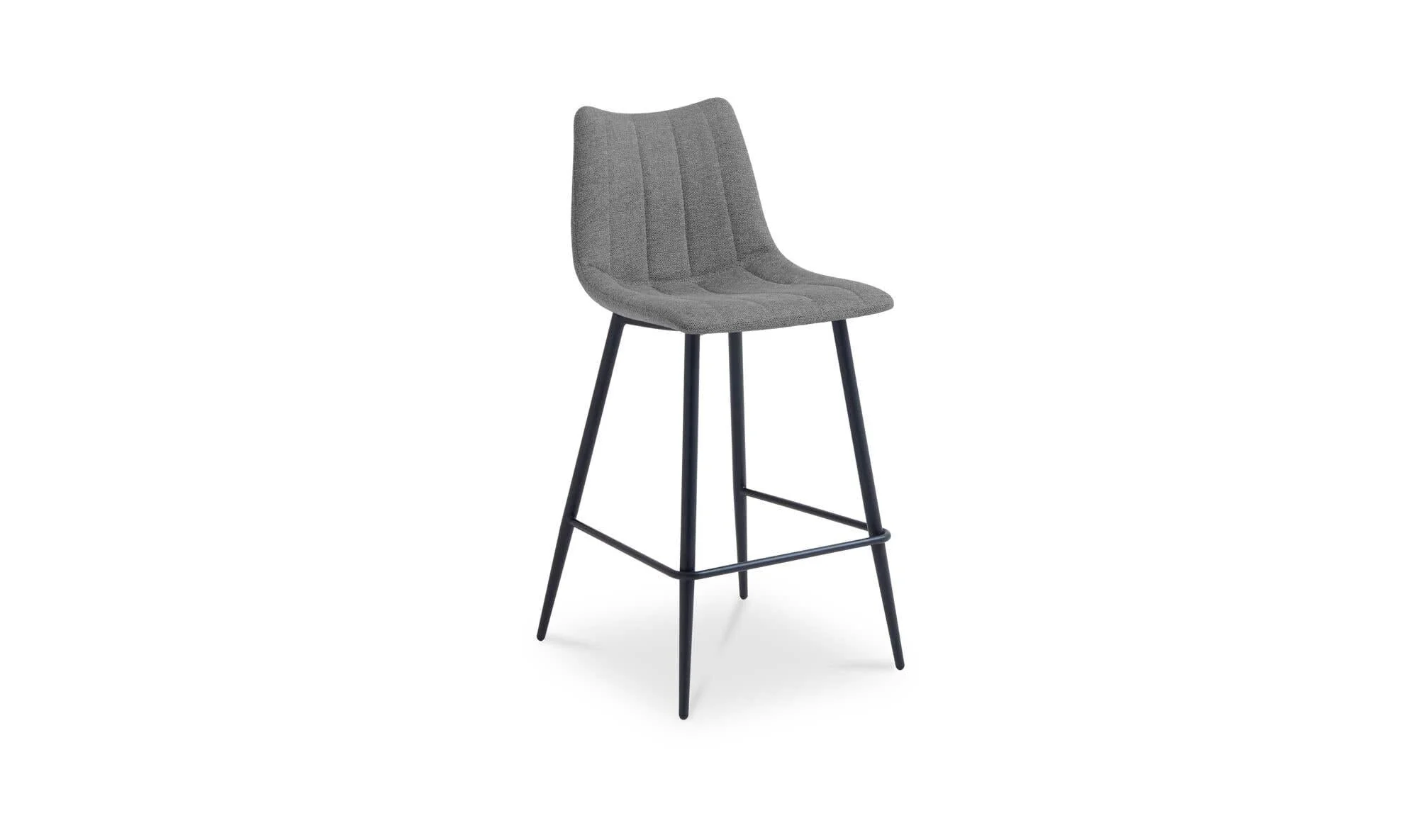 Moe's Home Alibi Bar Stool Dark Grey-Set of Two - Image 3