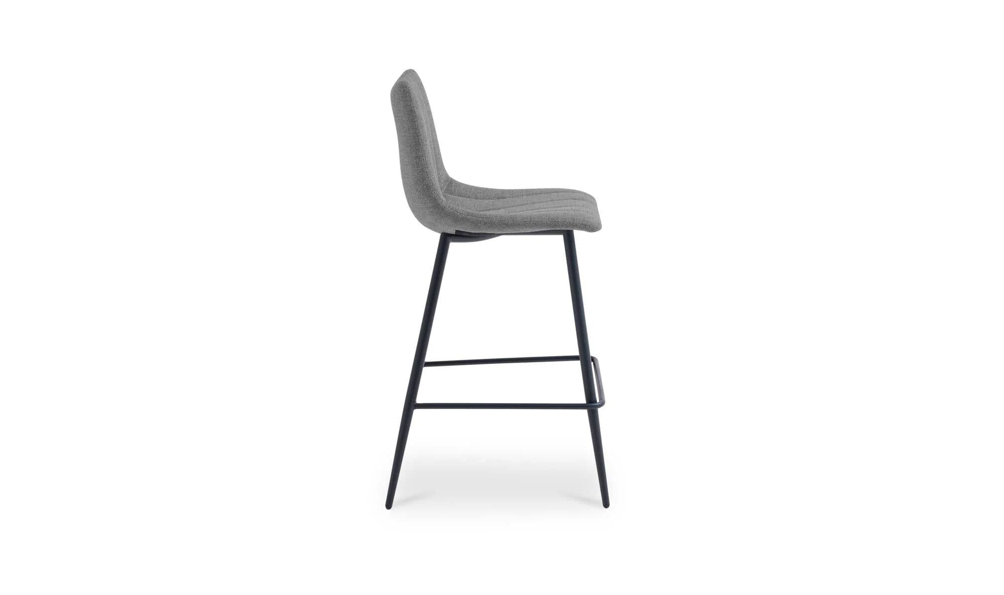 Moe's Home Alibi Bar Stool Dark Grey-Set of Two - Image 5