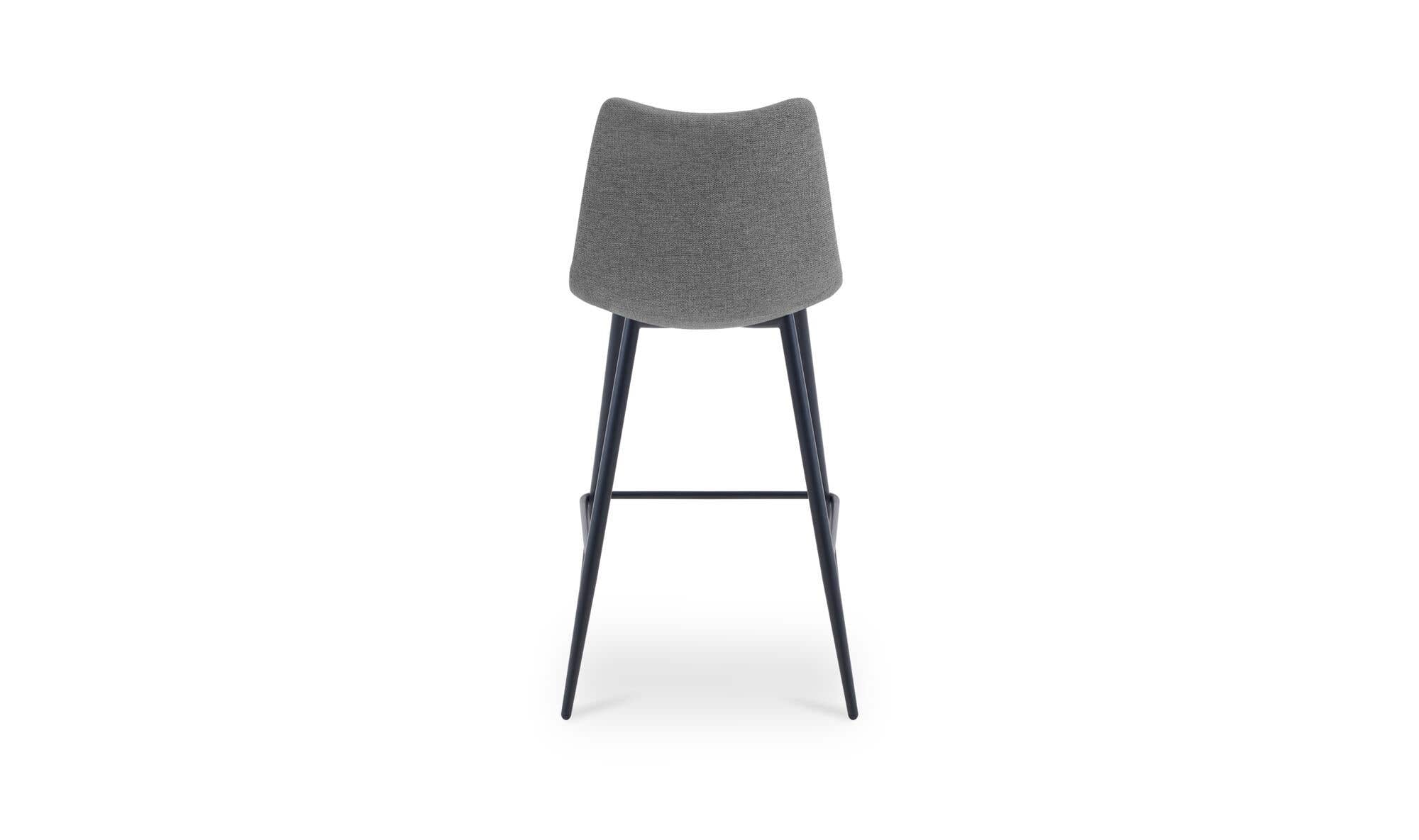 Moe's Home Alibi Bar Stool Dark Grey-Set of Two - Image 6