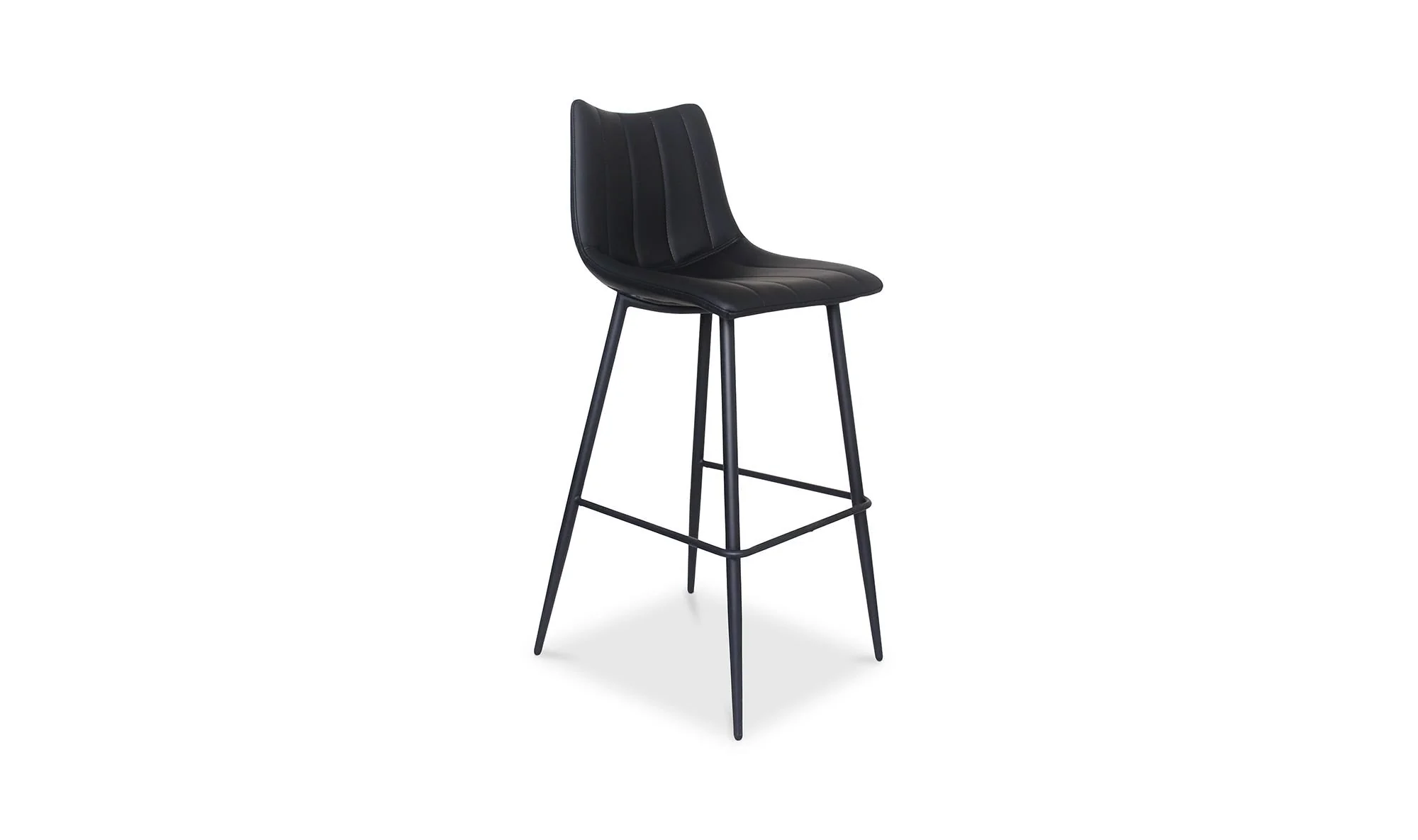 Moe's Home Alibi Barstool Matte Black - Set Of Two - Image 6