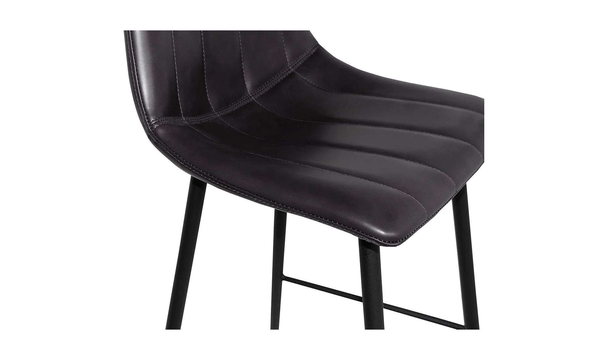 Moe's Home Alibi Counter Stool Matte Black - Set Of Two - Image 8