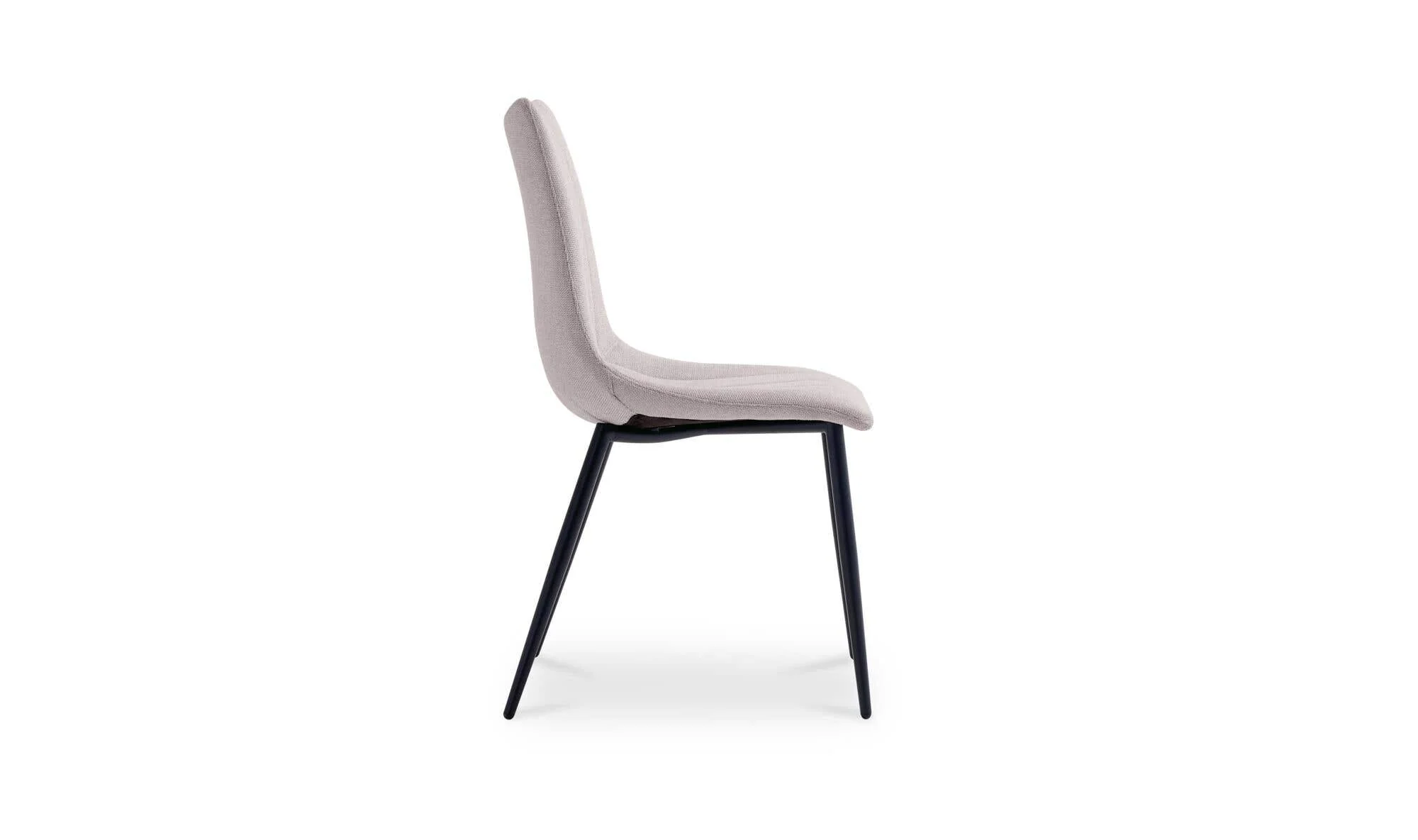 Moe's Home Alibi Dining Chair Beige-Set of Two - Image 6
