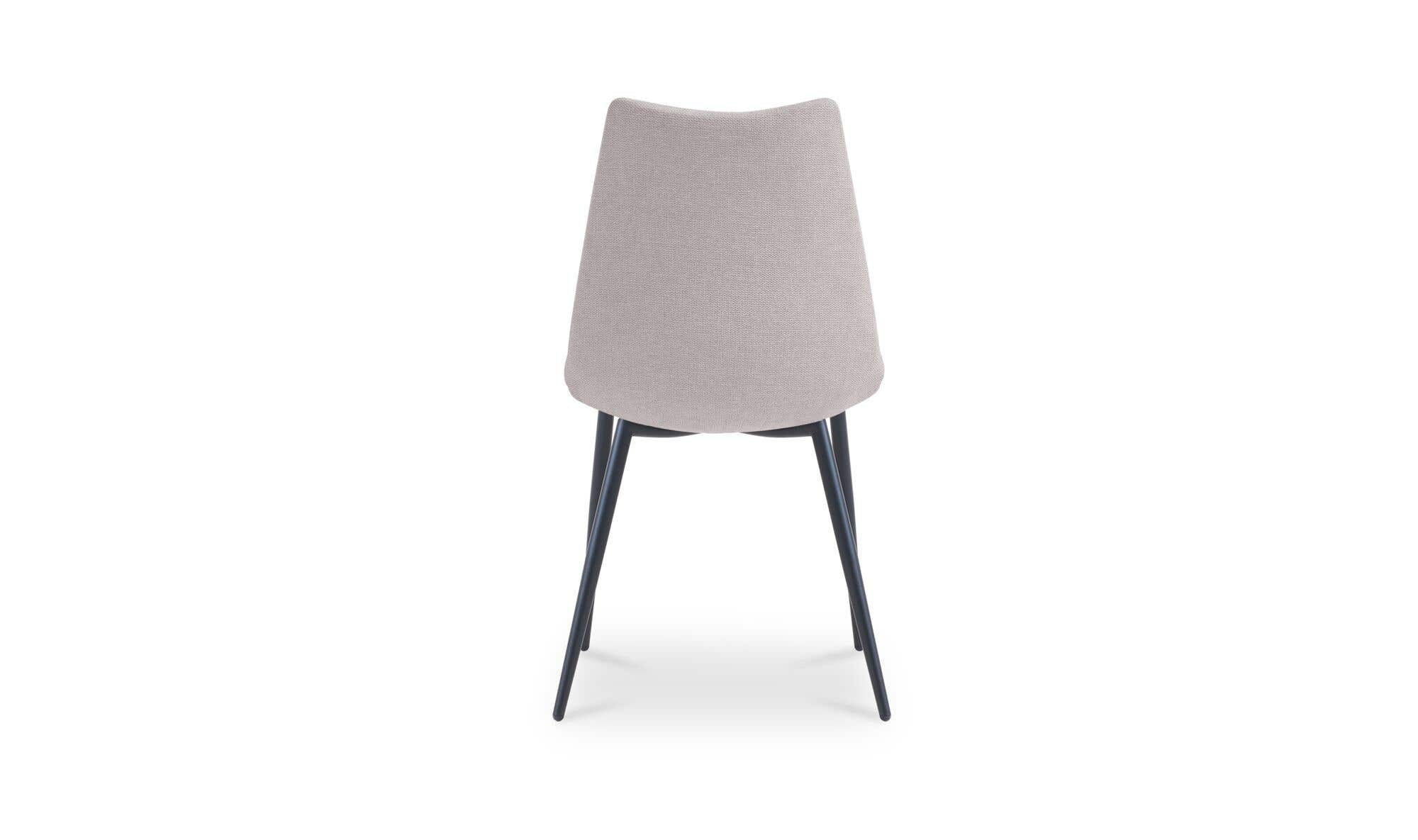 Moe's Home Alibi Dining Chair Beige-Set of Two - Image 7