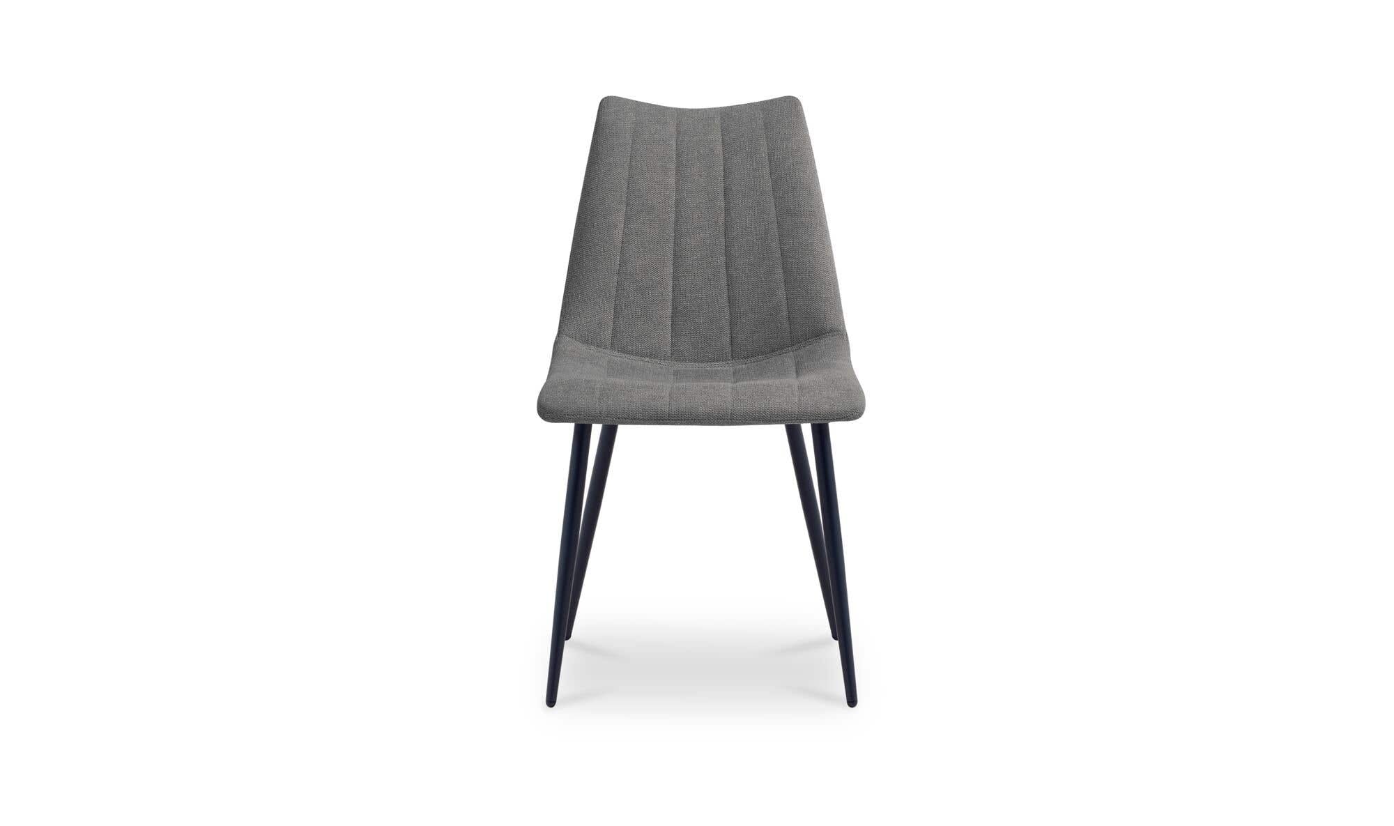 Moe's Home Alibi Dining Chair Dark Grey-Set of Two - Image 5