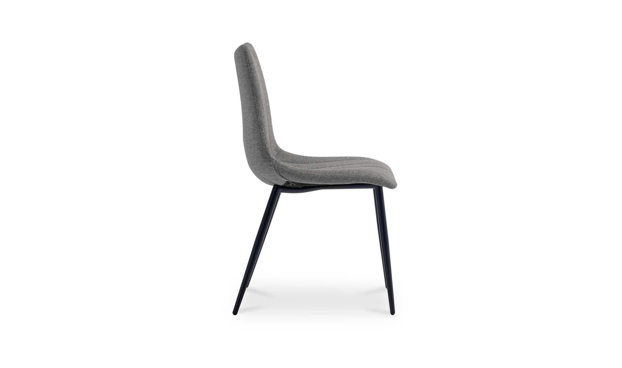 Moe's Home Alibi Dining Chair Dark Grey-Set of Two - Image 8