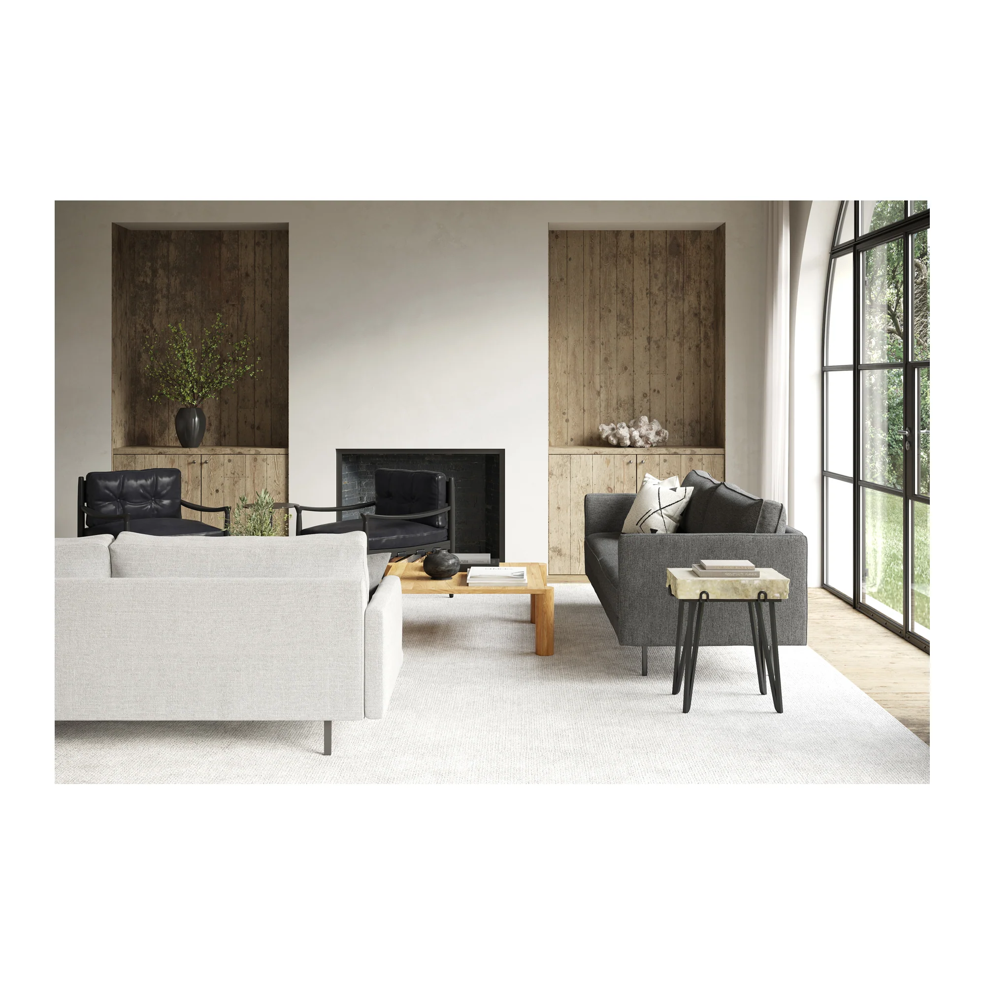 Moe's Home Collection Alpert Light Brown Accent Table - Image 2